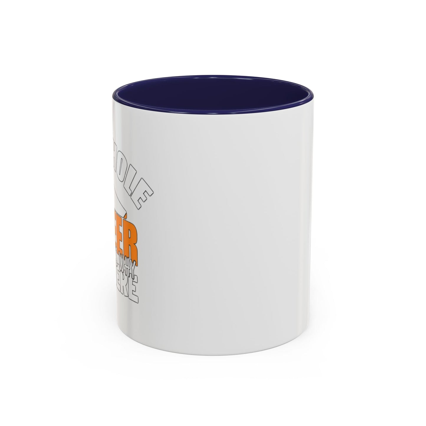 CORNHOLE BEER THAT'S WHY I'M HERE Accent BiColor Funny Sarcastic Mug