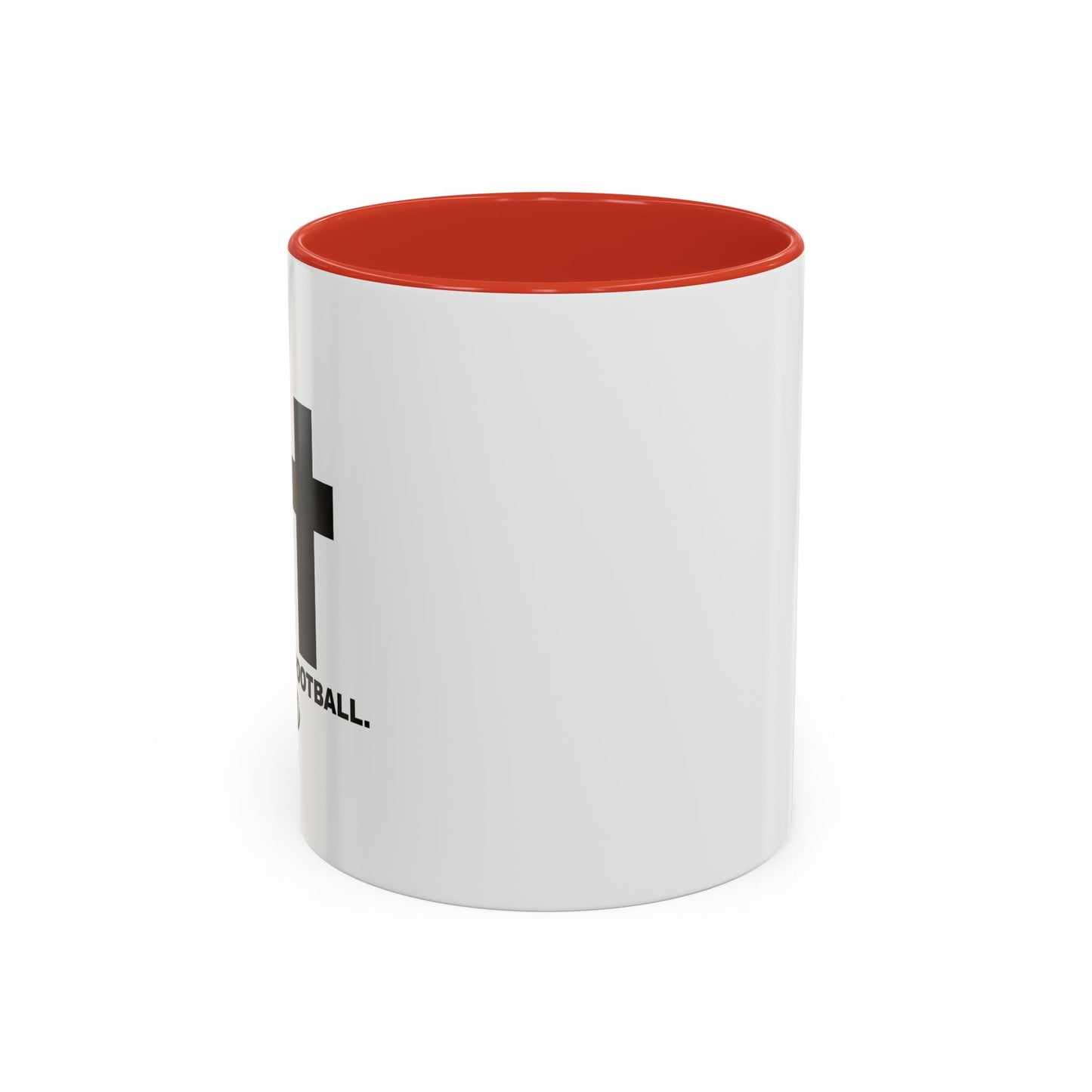 LET'S PLAY FOOTBALL Accent BiColor Funny Sarcastic Mug