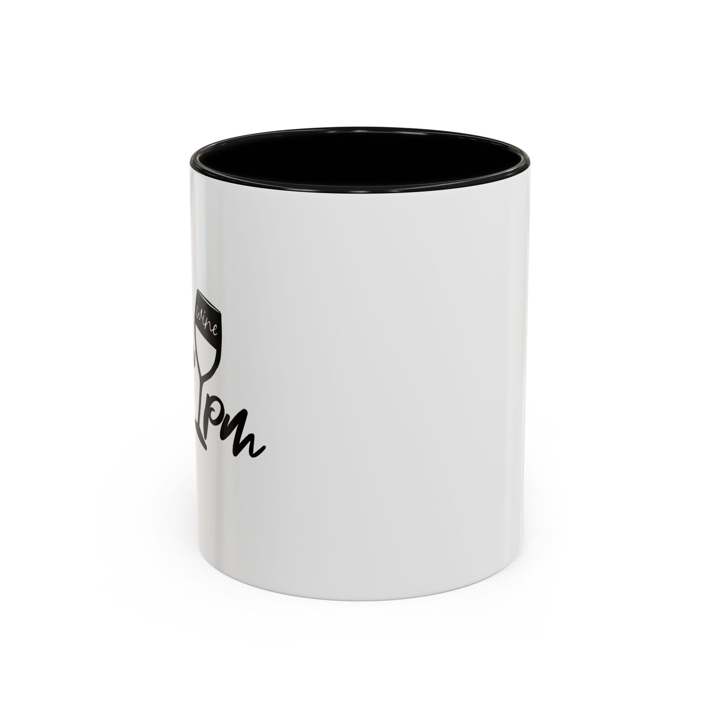 AM PM DRINKS Accent BiColor Funny Sarcastic Mug