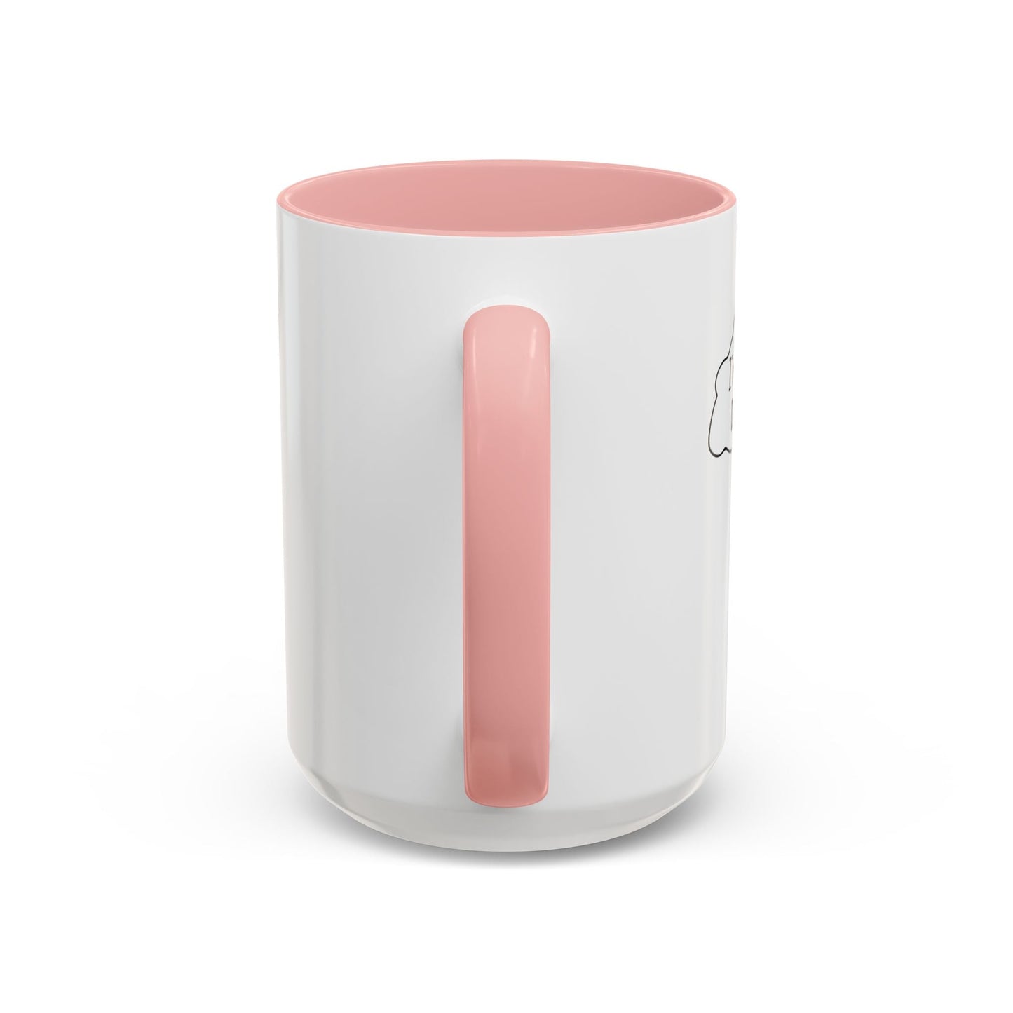 I'M A LITTLE DOOR KEY Accent BiColor Funny Sarcastic Mug