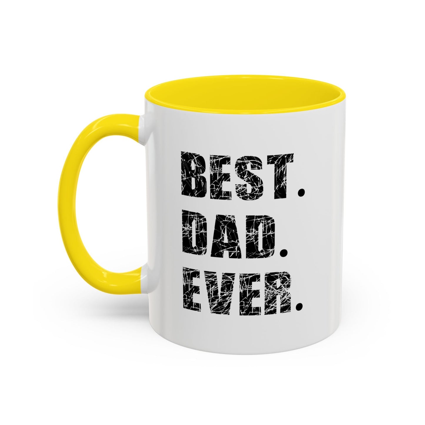 BEST DAD EVER Accent BiColor Mug