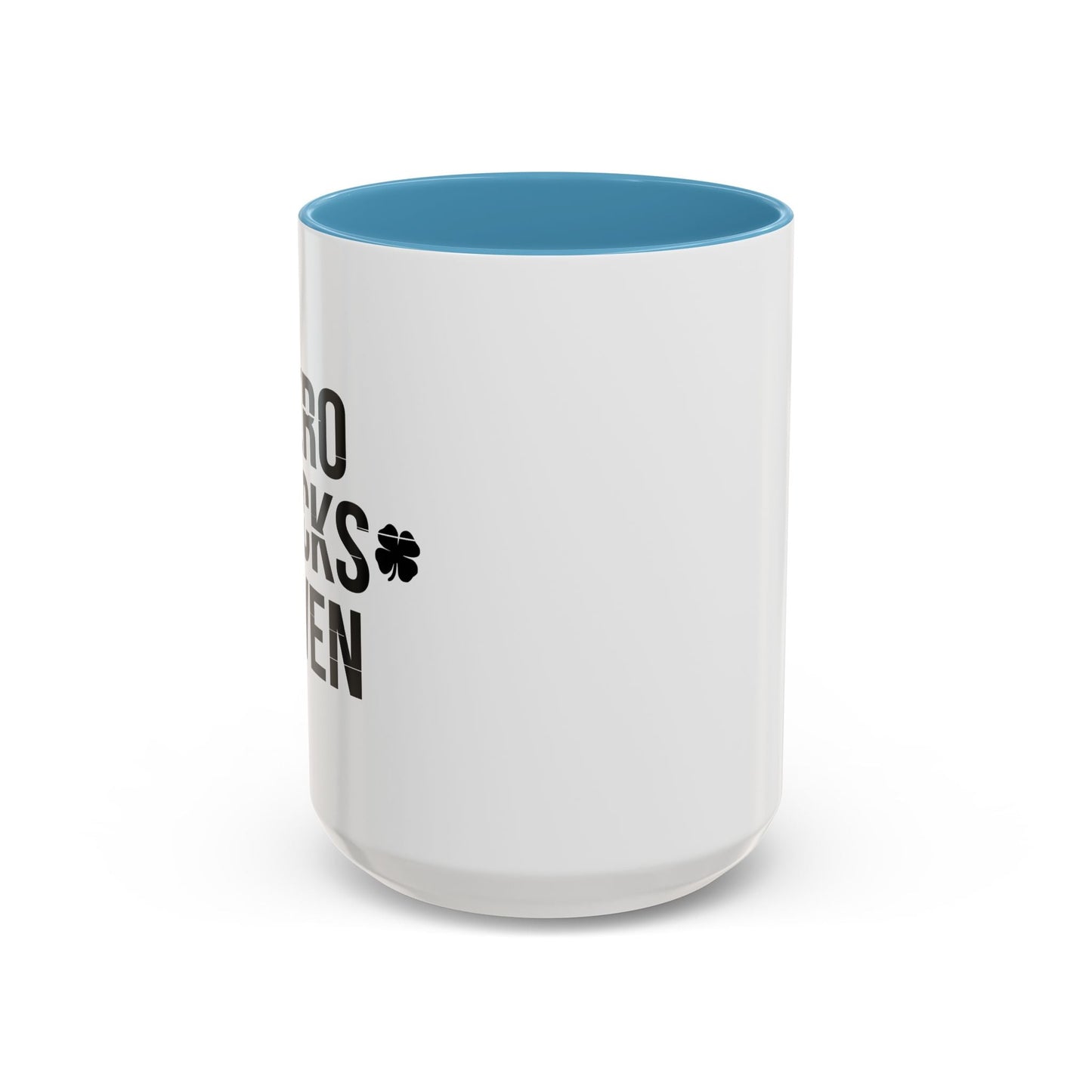 ZERO LUCKS GIVEN Accent BiColor Funny Sarcastic Mug