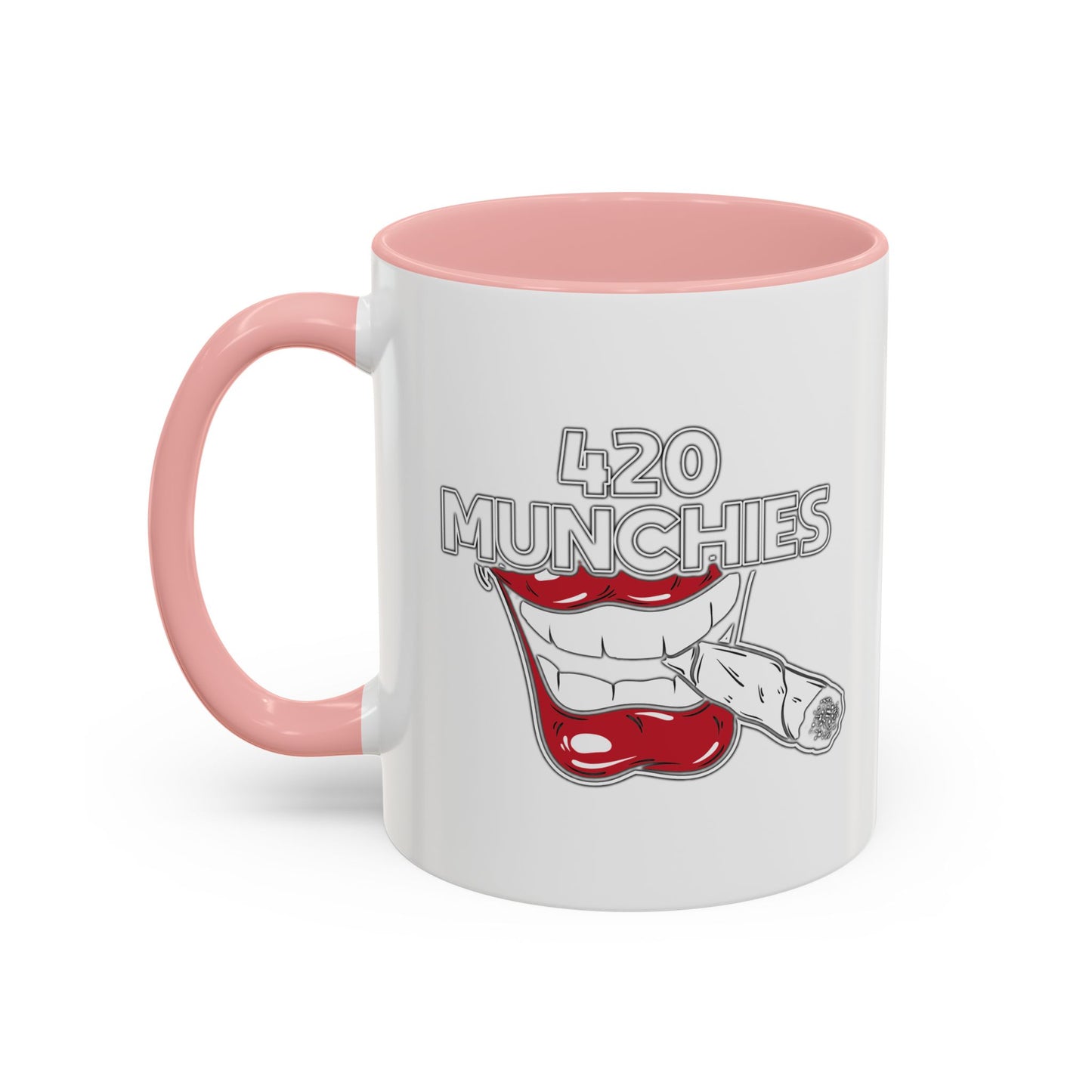 420 MUNCHIES Accent BiColor Funny Sarcastic Mug