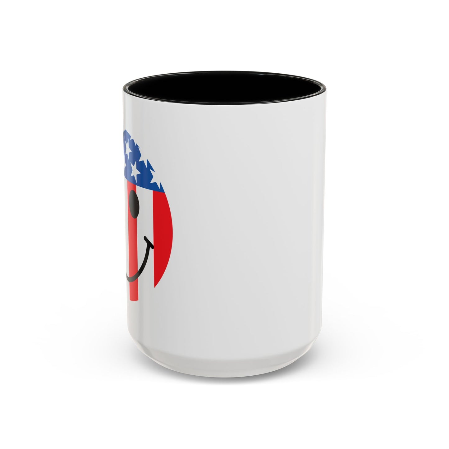 USA SMILY FLAG Accent BiColor Funny Sarcastic Mug