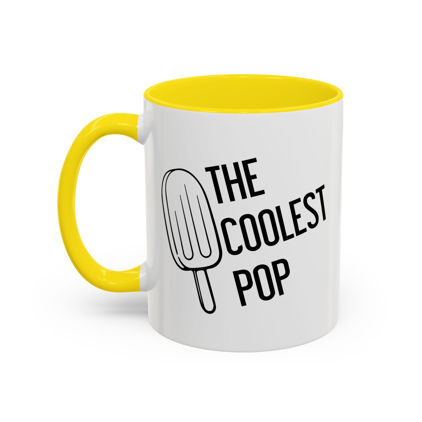 THE COOLEST POP Accent BiColor Funny Sarcastic Mug