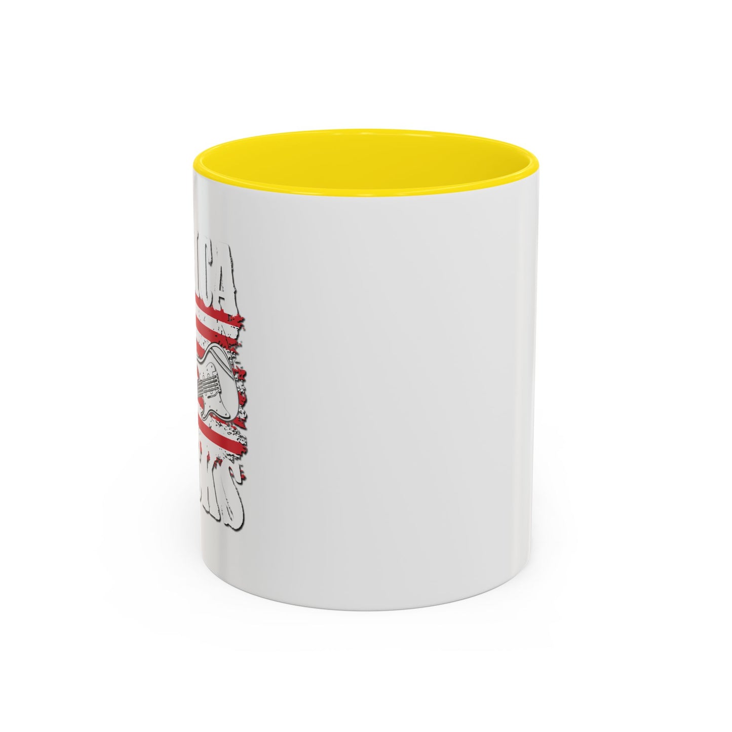 MERICA ROCKS Accent BiColor  Mug