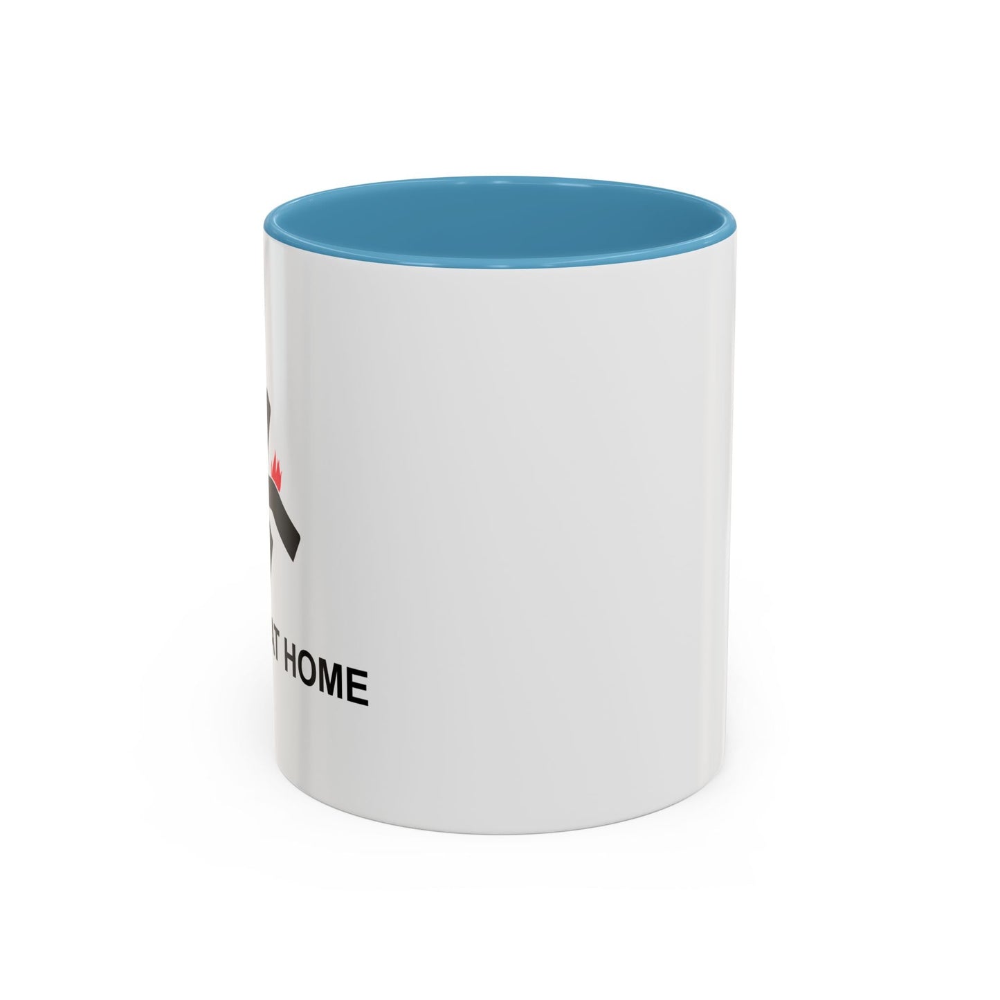 I TRIED IT AT HOME Accent BiColor Funny Sarcastic Mug