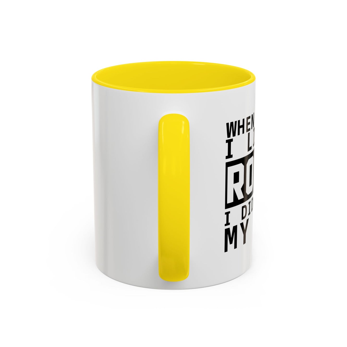 I LIKE IT ROUGH Accent BiColor Funny Sarcastic Mug