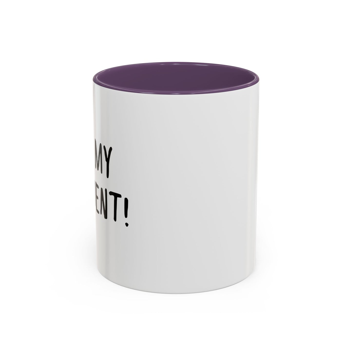 NOT MY PRESIDENT! Accent BiColor Funny Sarcastic Mug