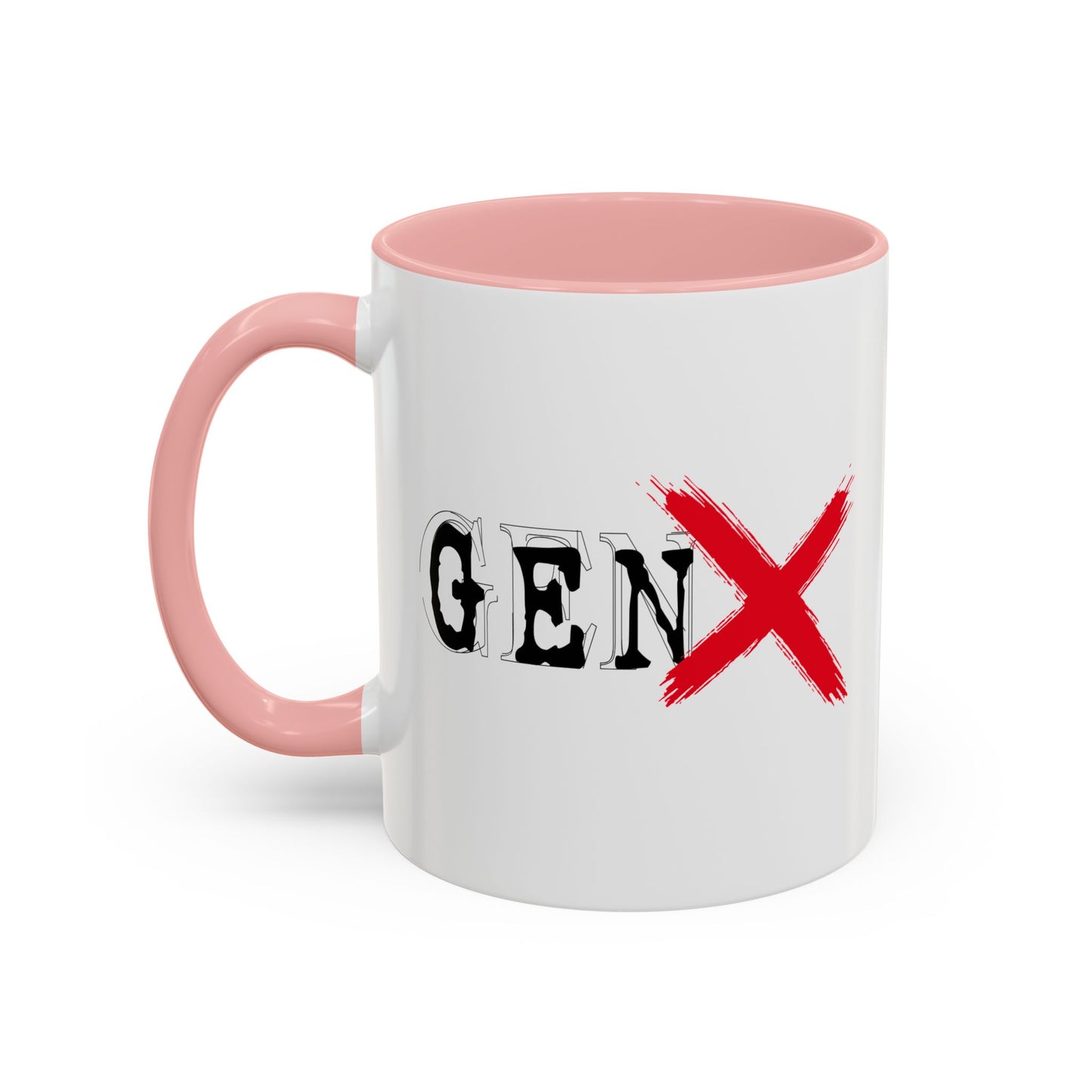 GEN X Accent BiColor Funny Sarcastic Mug