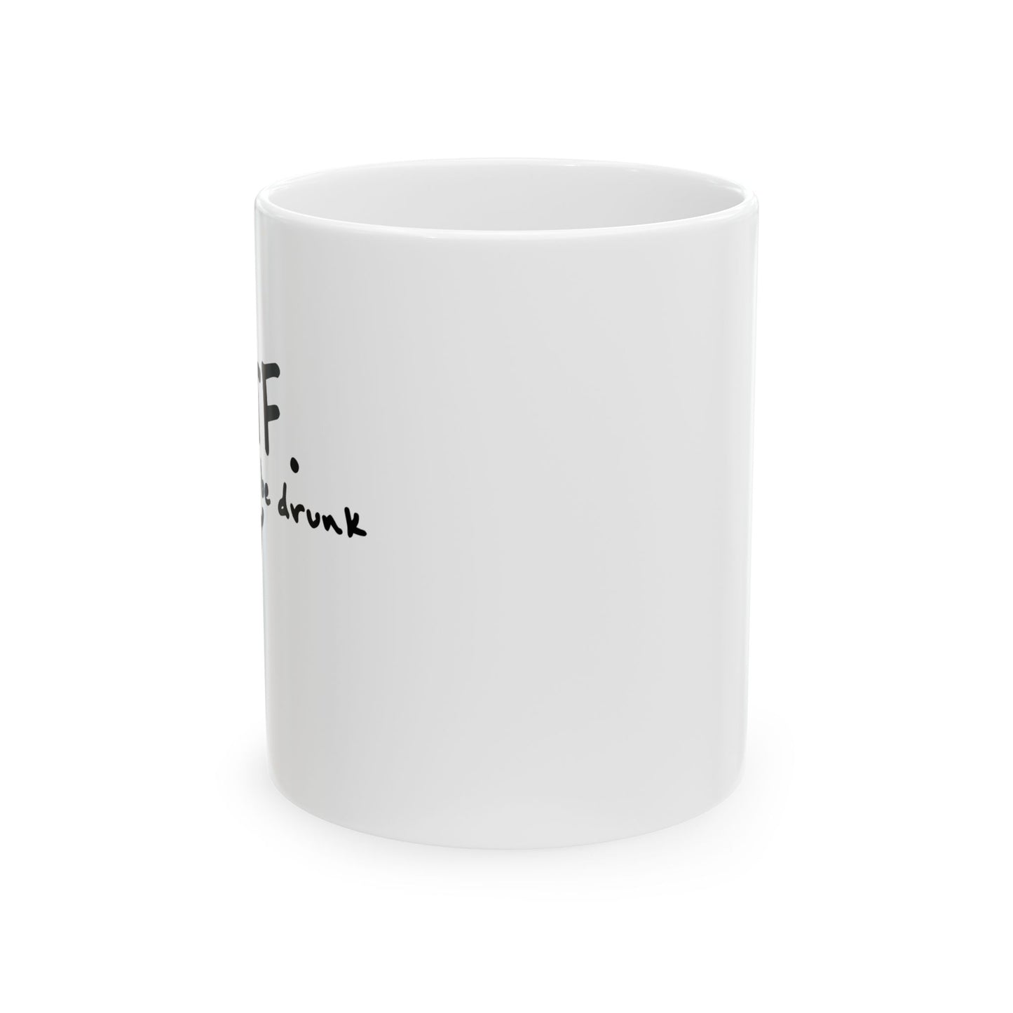 WTF. CUPID - FUNNY SARCASTIC WHITE MUG