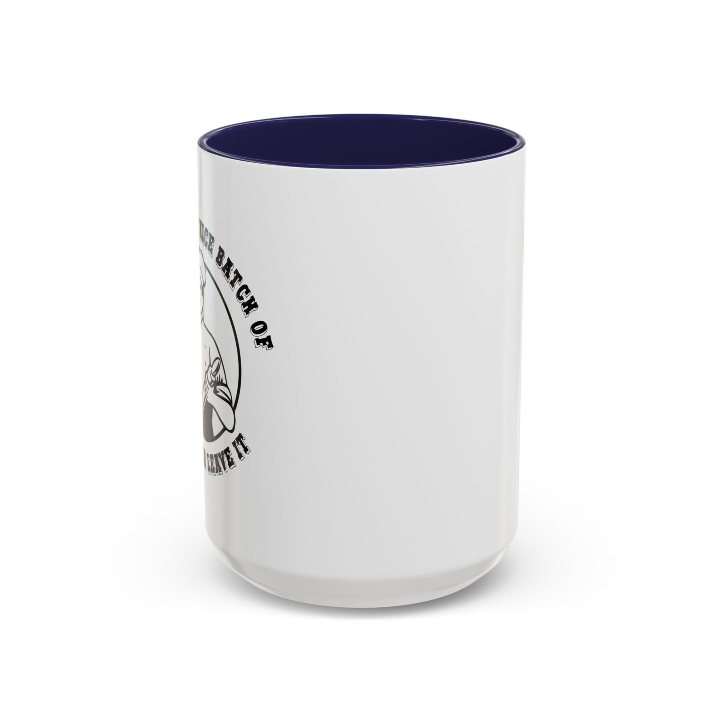 TAKE IT OR LEAVE IT Accent BiColor Funny Sarcastic Mug