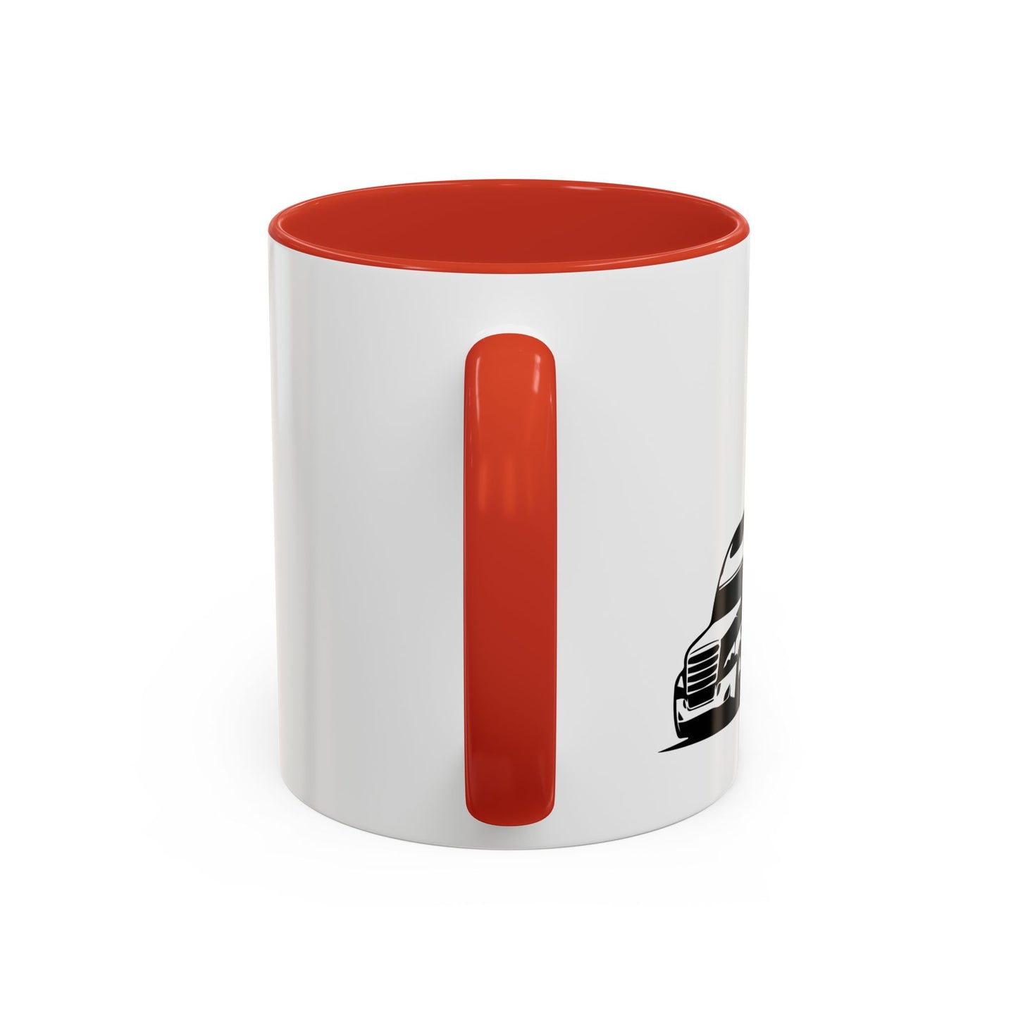 DISTRESS TRUCK AMERICAN FLAG Accent BiColor Funny Sarcastic Mug