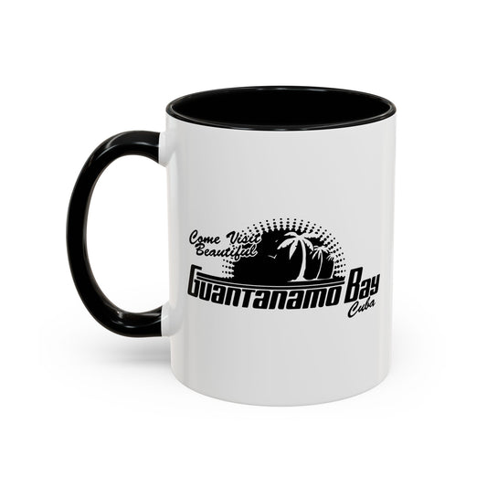 GUATANAMO BAY CUBA Accent BiColor Funny Sarcastic Mug