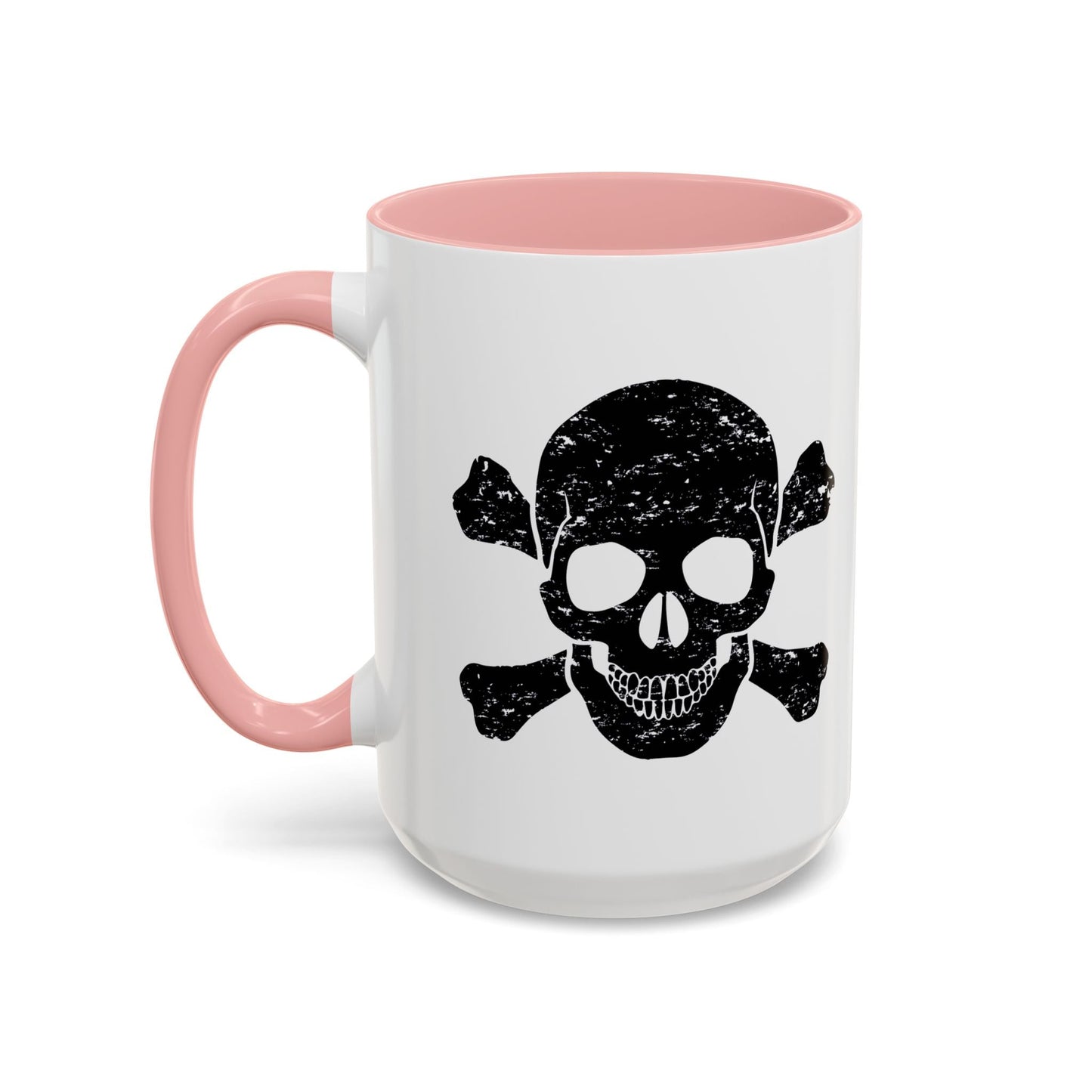 SKULL HEAD BONES Accent BiColor Funny Sarcastic Mug