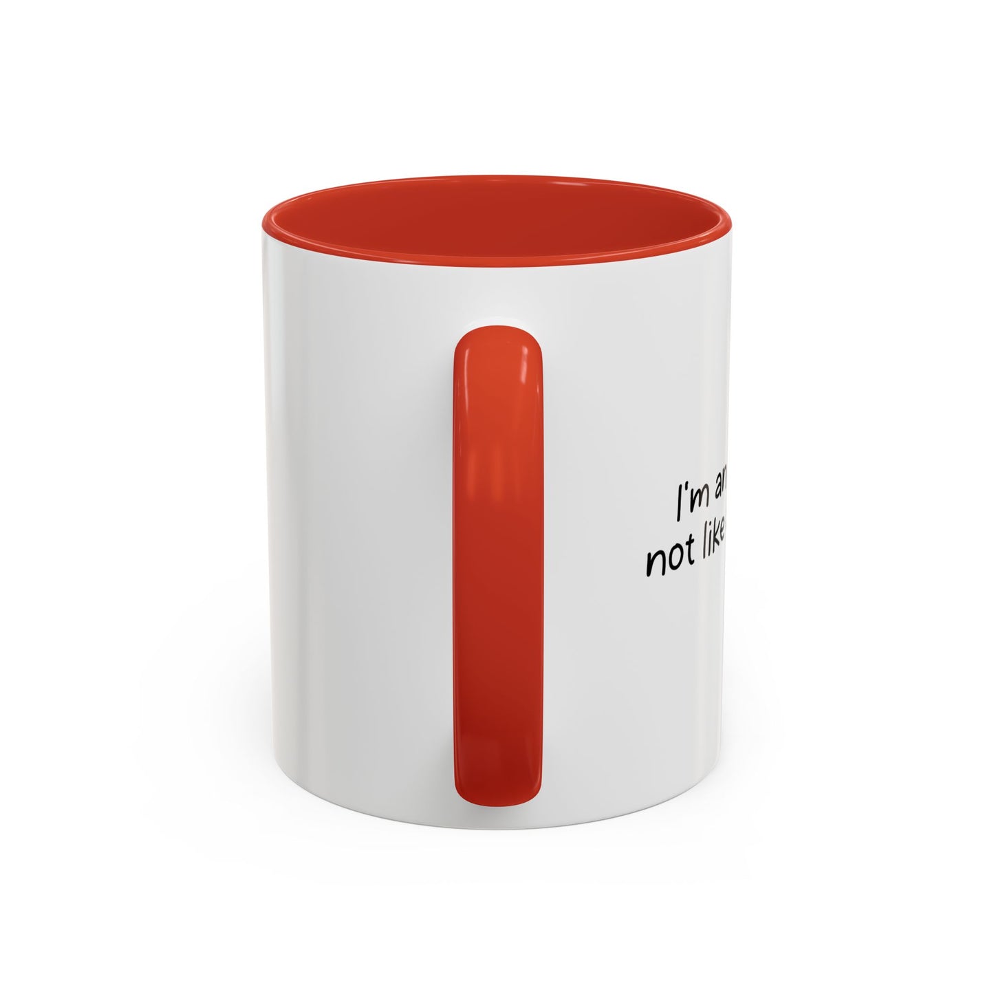 I'M AN ADULT Accent BiColor Funny Sarcastic Mug