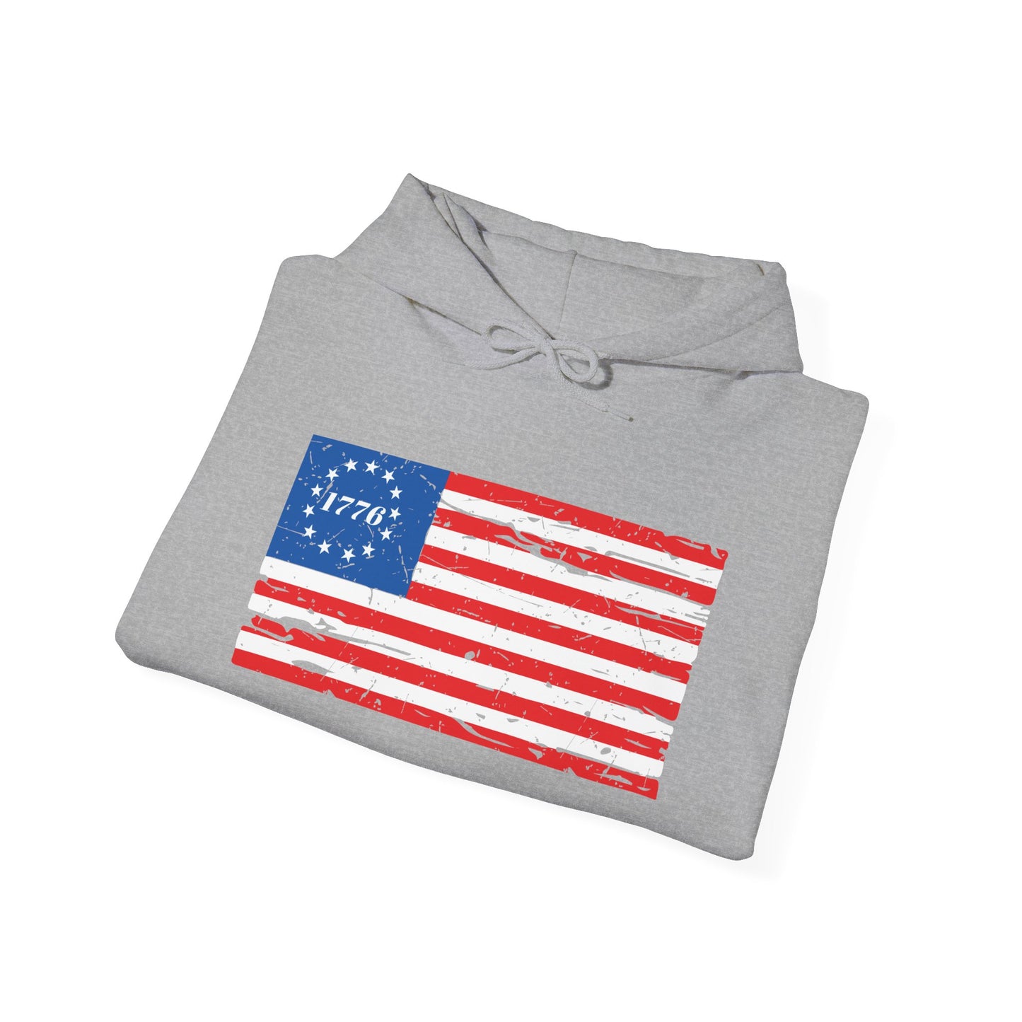 BETSY FLAG 1776 - Premium Unisex Funny Sarcastic Black Hoodie Sweatshirt