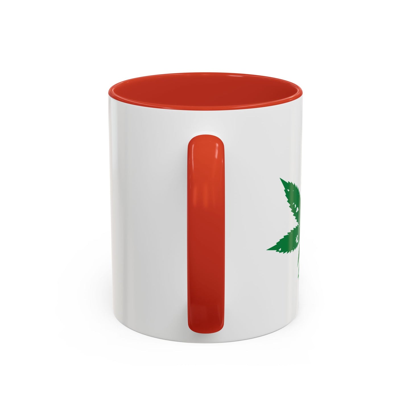 WEED LEAF 420 Accent BiColor Funny Sarcastic Mug