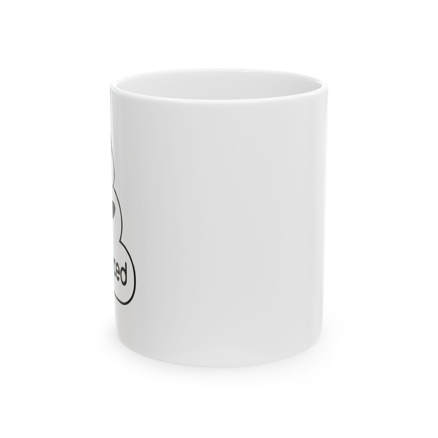 FIT SHACED FUNNY SARCASTIC WHITE MUG