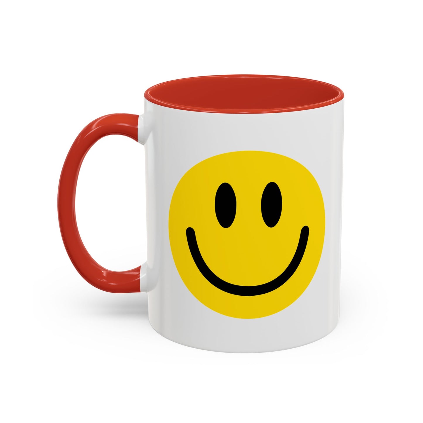 SMILE FACE Accent BiColor Funny Sarcastic Mug