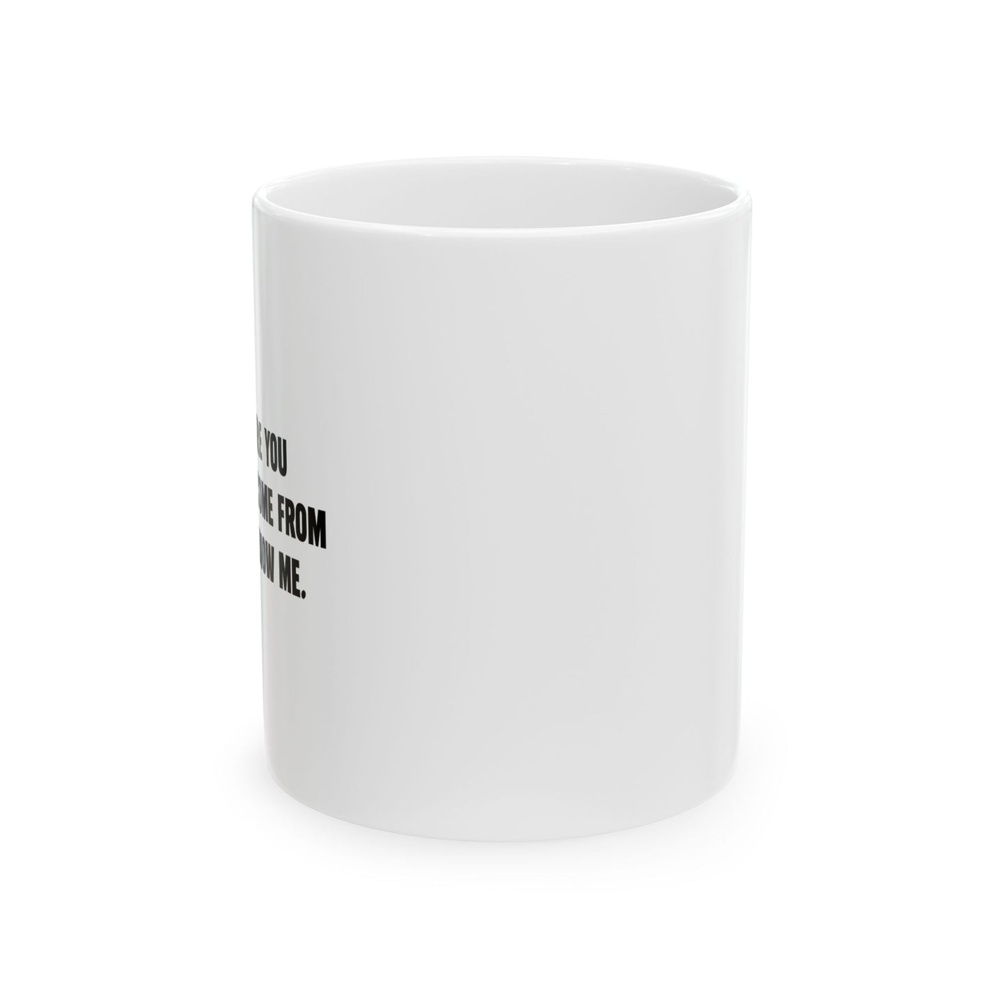 NO GOOD CAN COME FROM FUNNY SARCASTIC White Mug