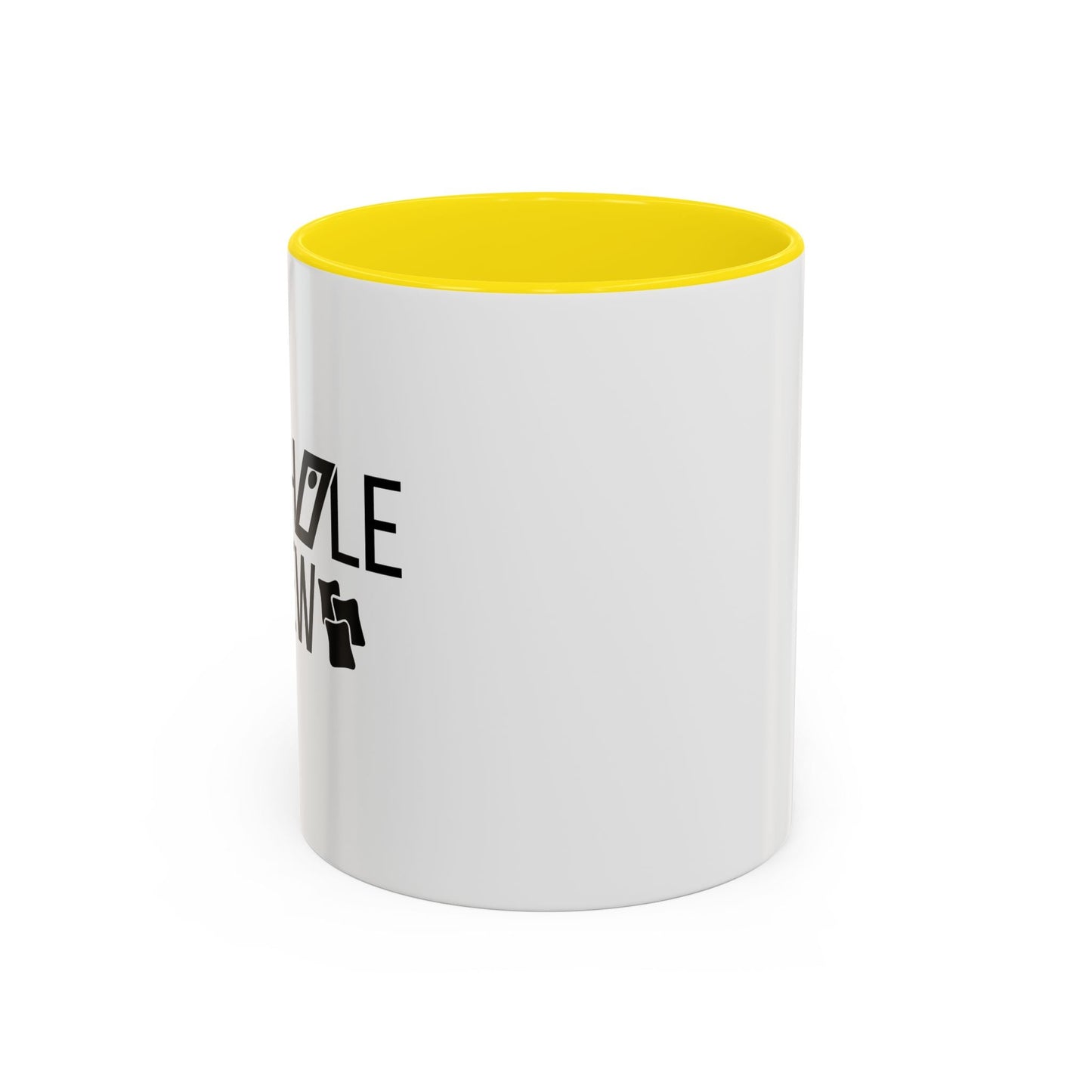 CORNHOLE CREW Accent BiColor Funny Sarcastic Mug