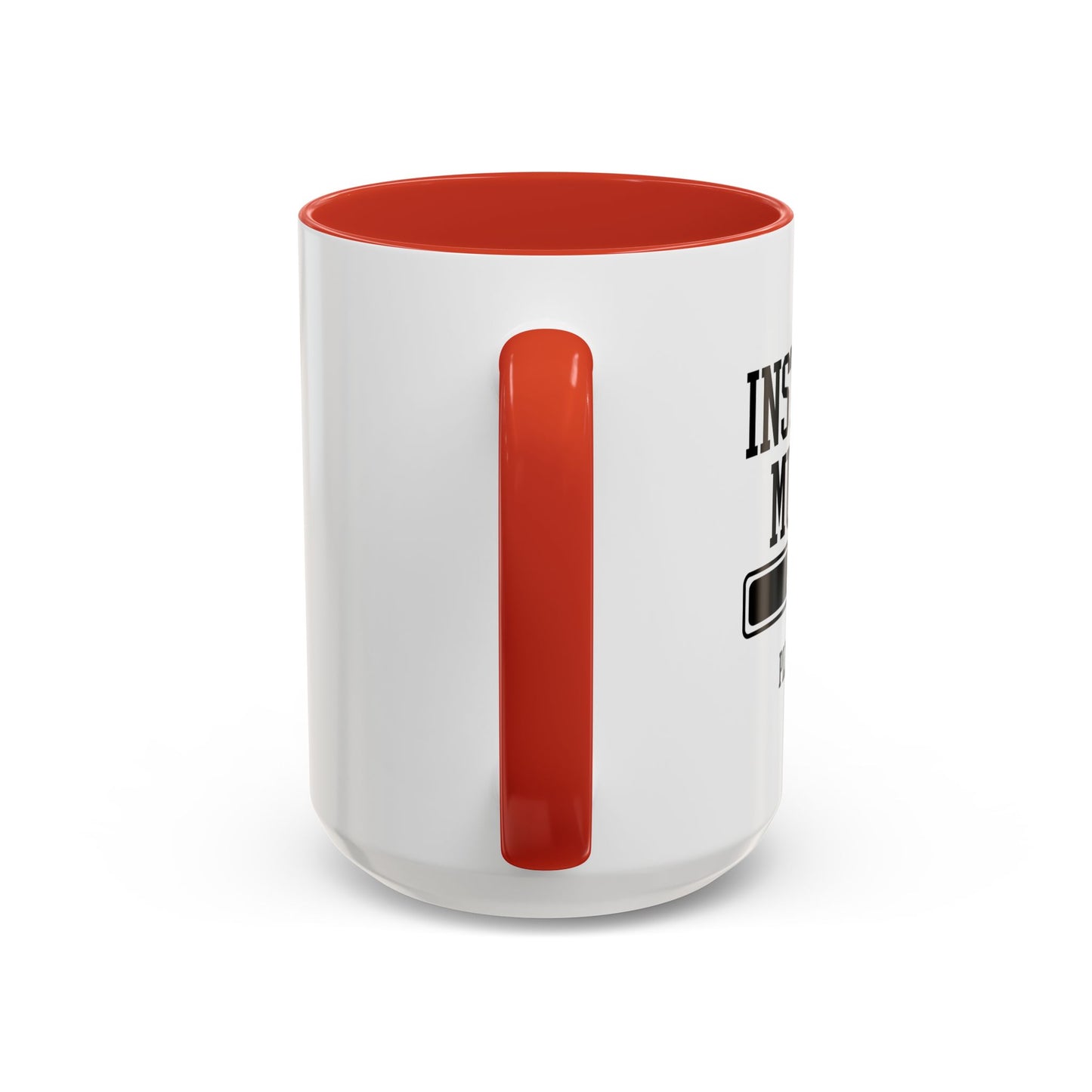 INSTALLING MUSCLES PLEASE WAIT Accent BiColor Funny Sarcastic Mug