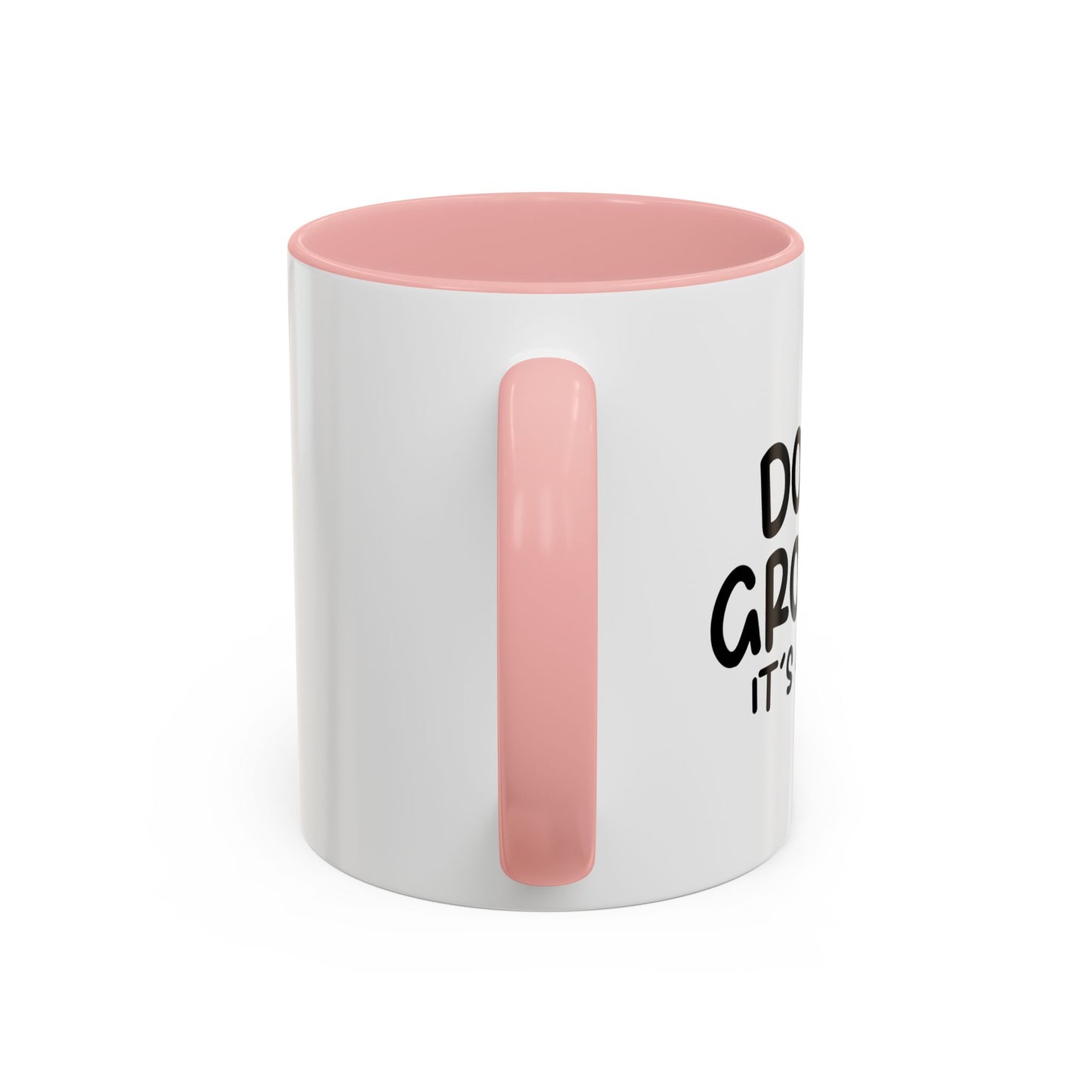 DON'T GROW UP IT'S A TRAP Accent BiColor Funny Sarcastic Mug