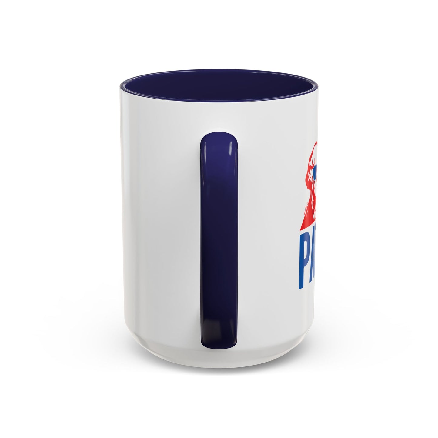 PARTY LIKE A PATRIOT Accent BiColor Funny Sarcastic Mug