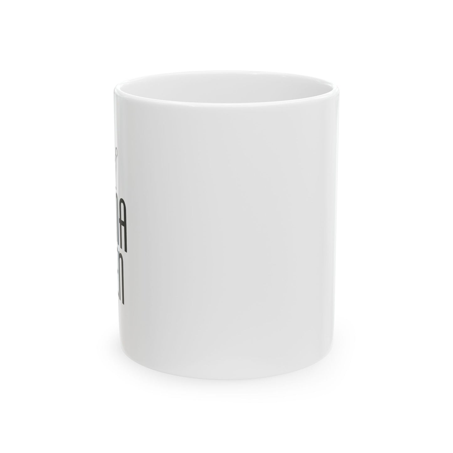 DRAMA QUEEN FUNNY SARCASTIC WHITE MUG