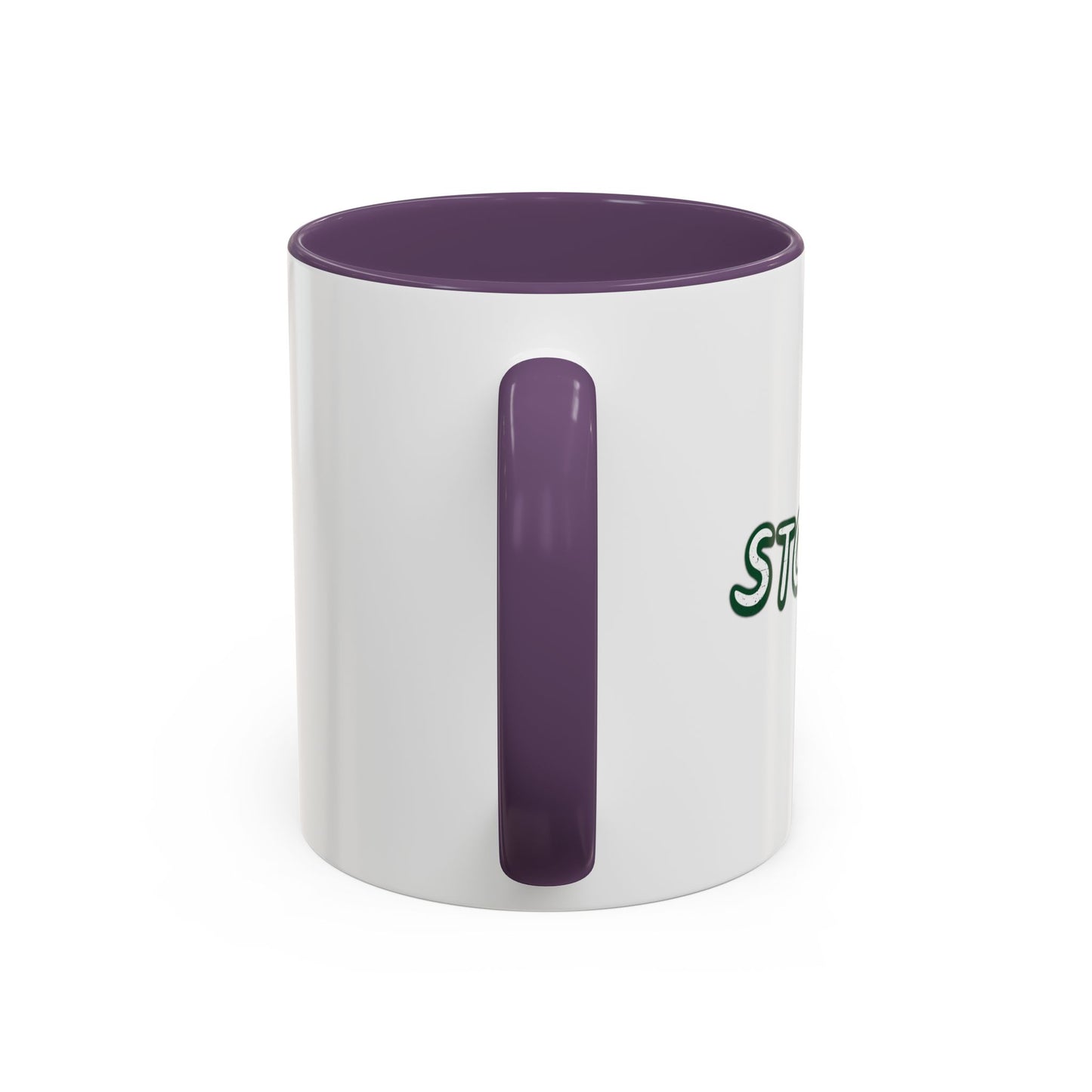 STONED Accent BiColor Funny Sarcastic Mug