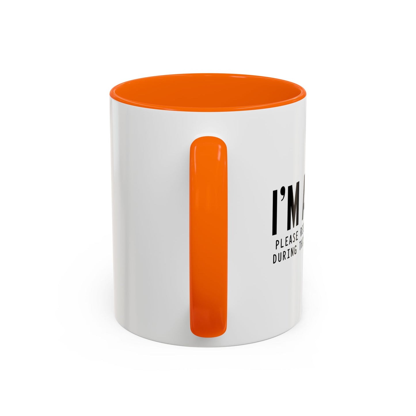 PLEASE RESPECT MY PRIVACY Accent BiColor Funny Sarcastic Mug