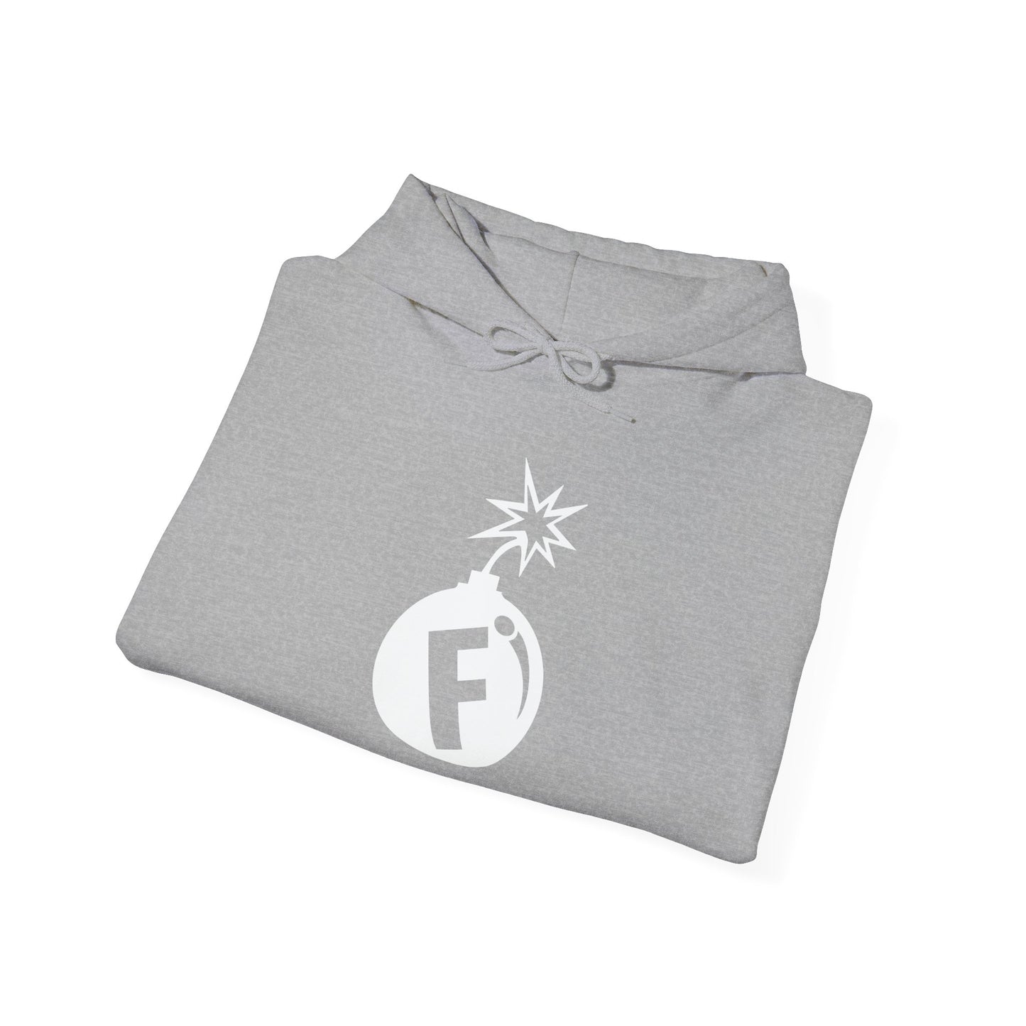 F BOMB - Premium Unisex Funny Sarcastic Black Hoodie Sweatshirt