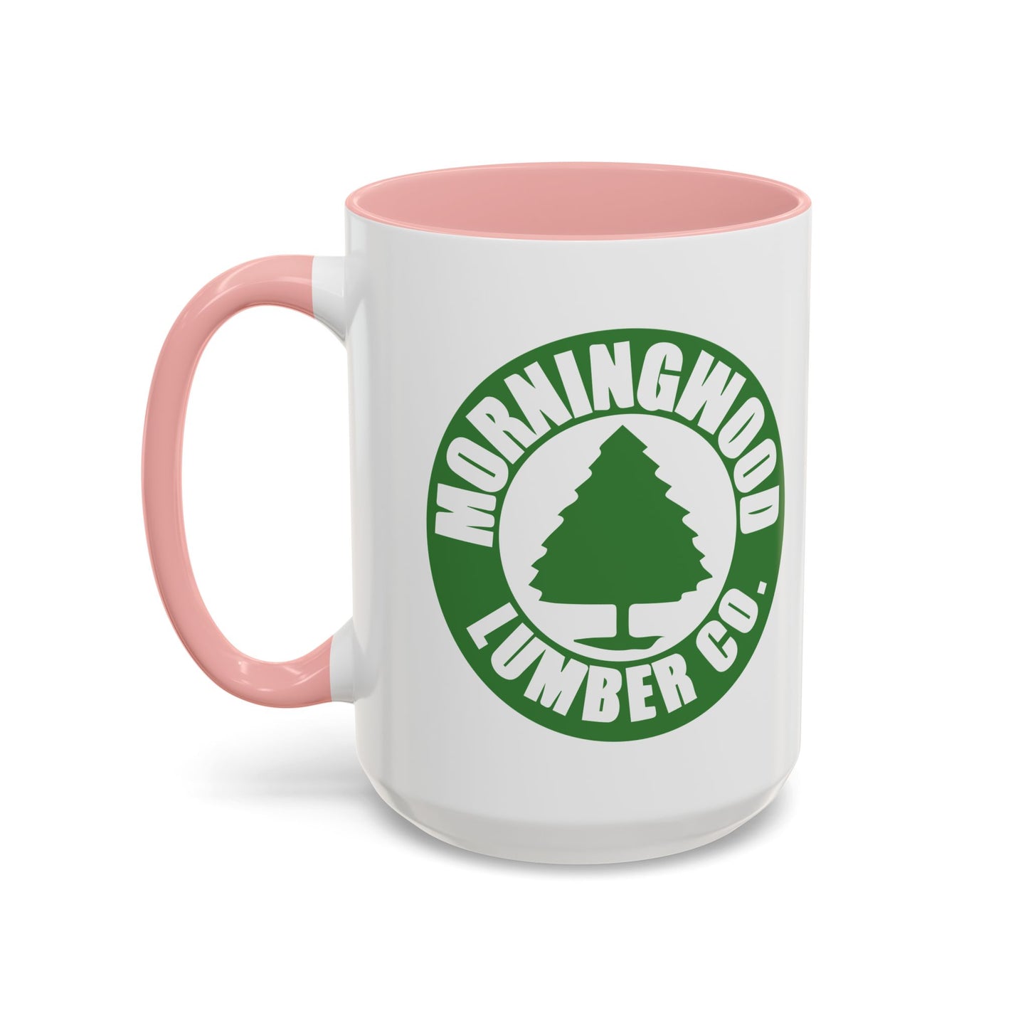 MORNINGWOOD LUMBER CO. Accent BiColor Funny Sarcastic Mug