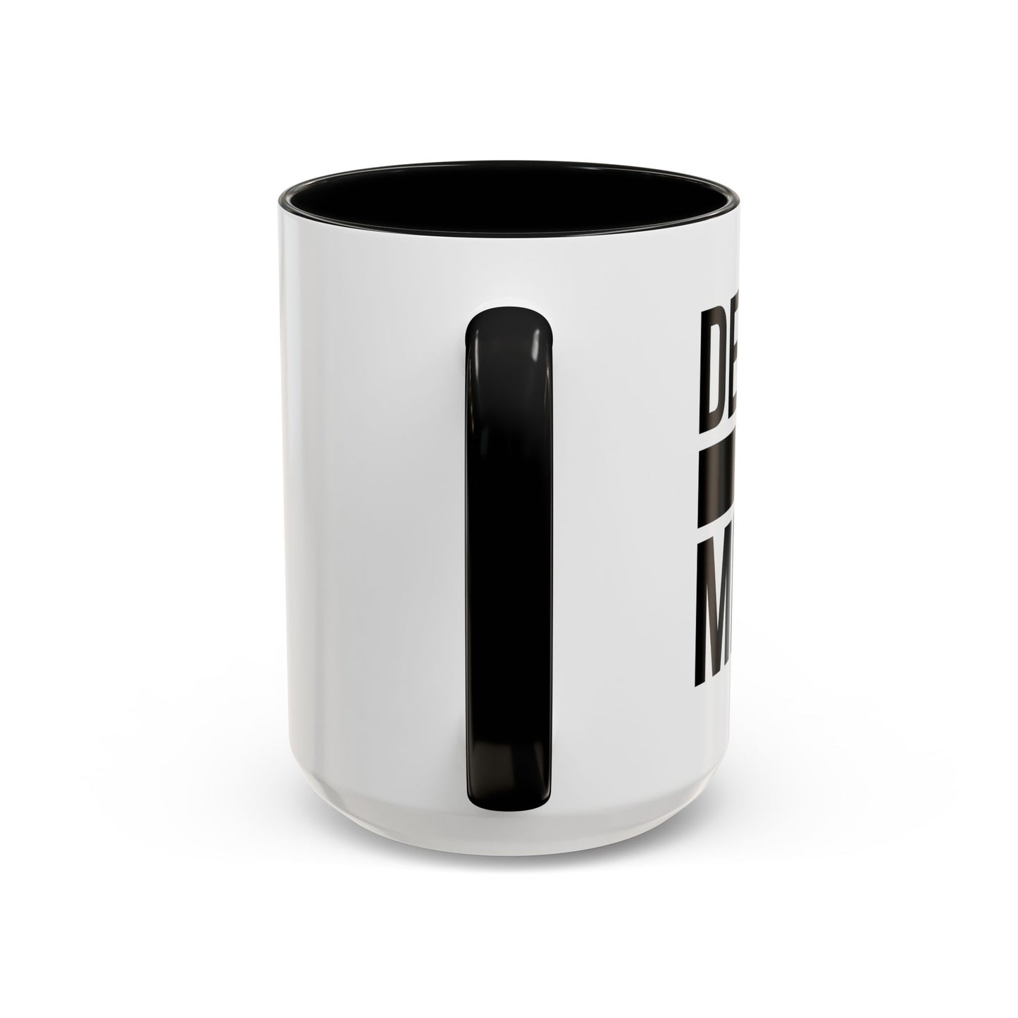 DEFUND THE MEDIA Accent BiColor Funny Sarcastic Mug