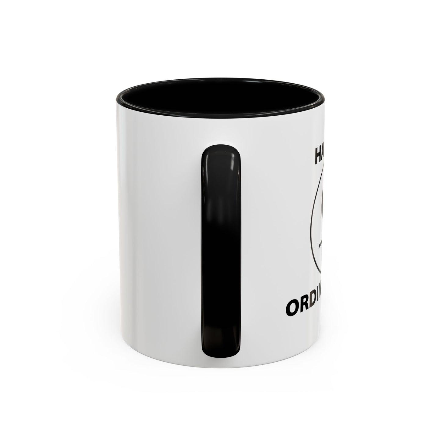 HAVE AN ORDINARY DAY! Accent BiColor Funny Sarcastic Mug