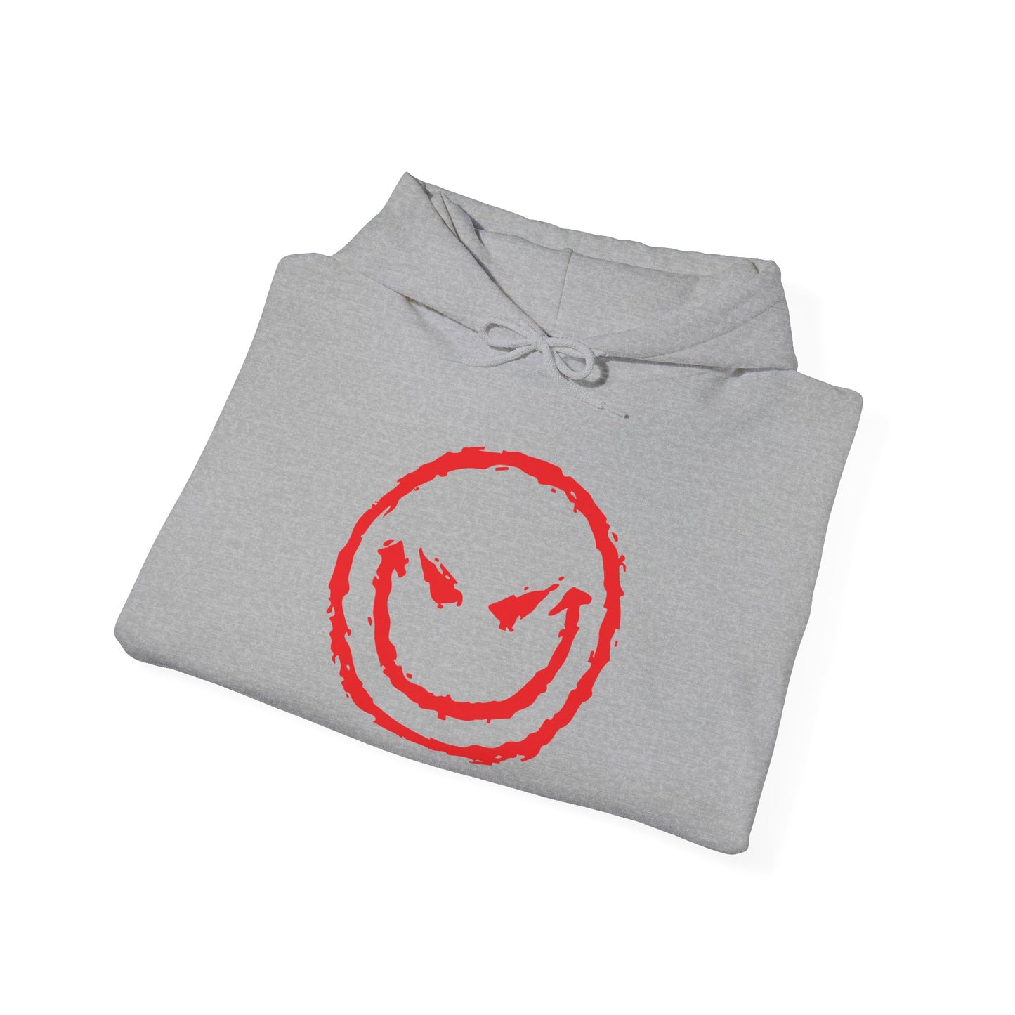 DEVILISH SMILE - Premium Unisex Funny Sarcastic Black Hoodie Sweatshirt