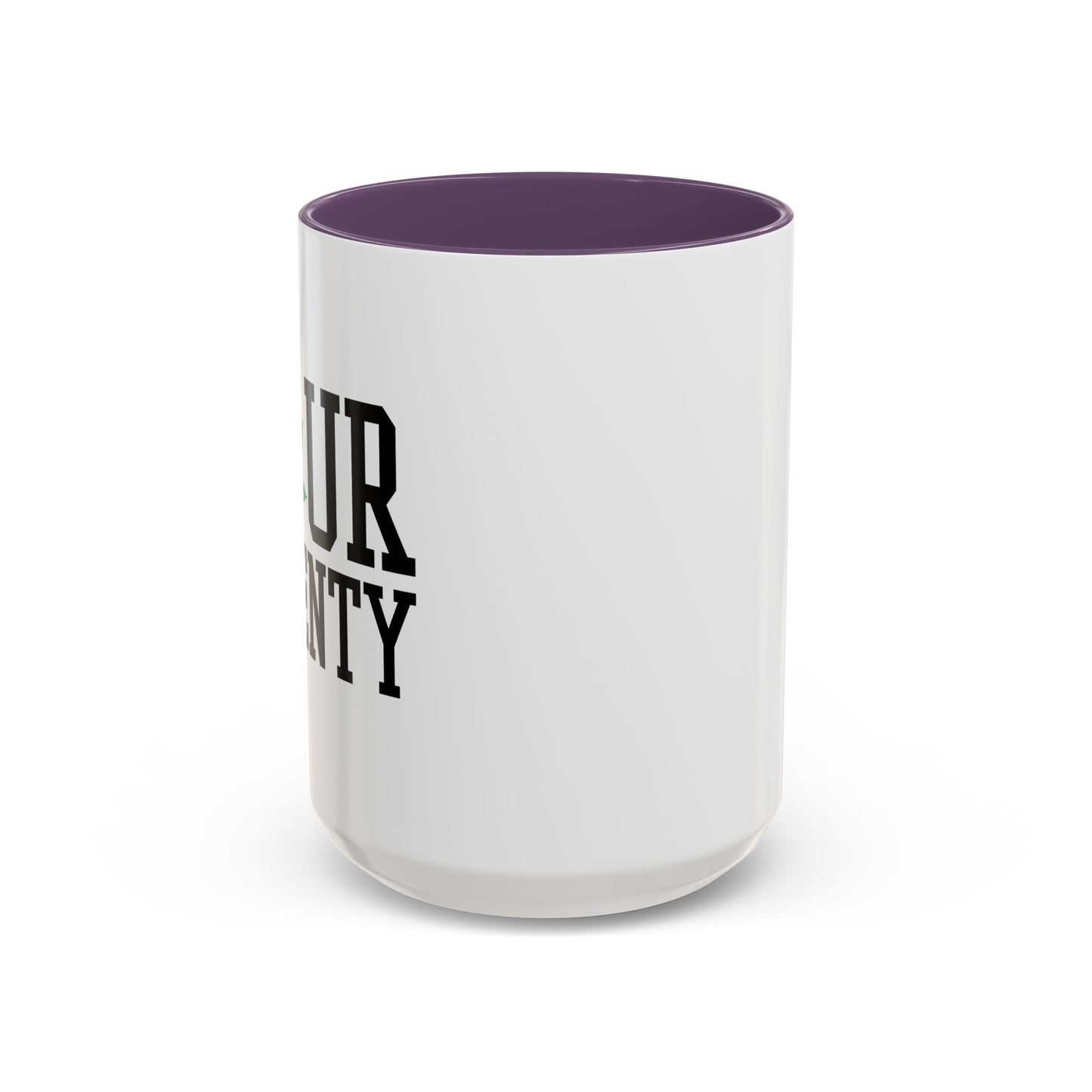 FOUR TWENTY LEAF Accent BiColor Funny Sarcastic Mug