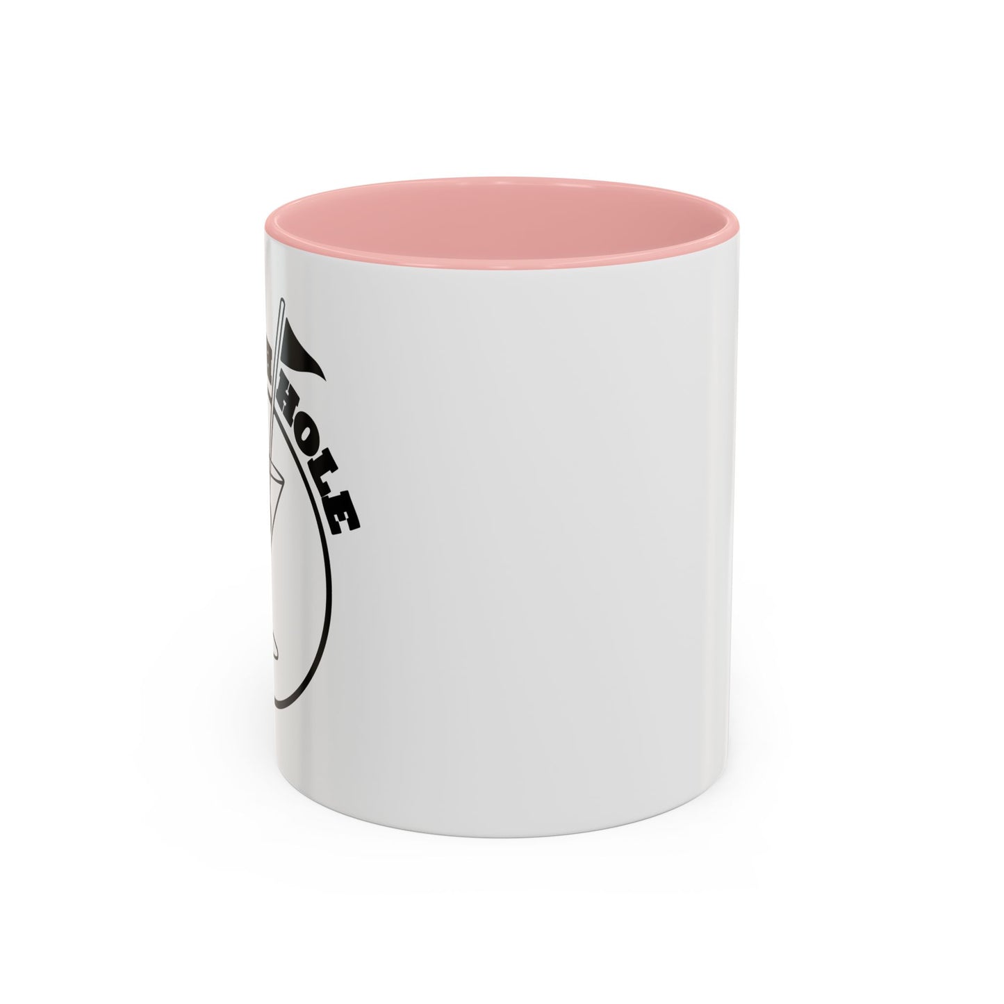 THE 19TH HOLE Accent BiColor Funny Sarcastic Mug