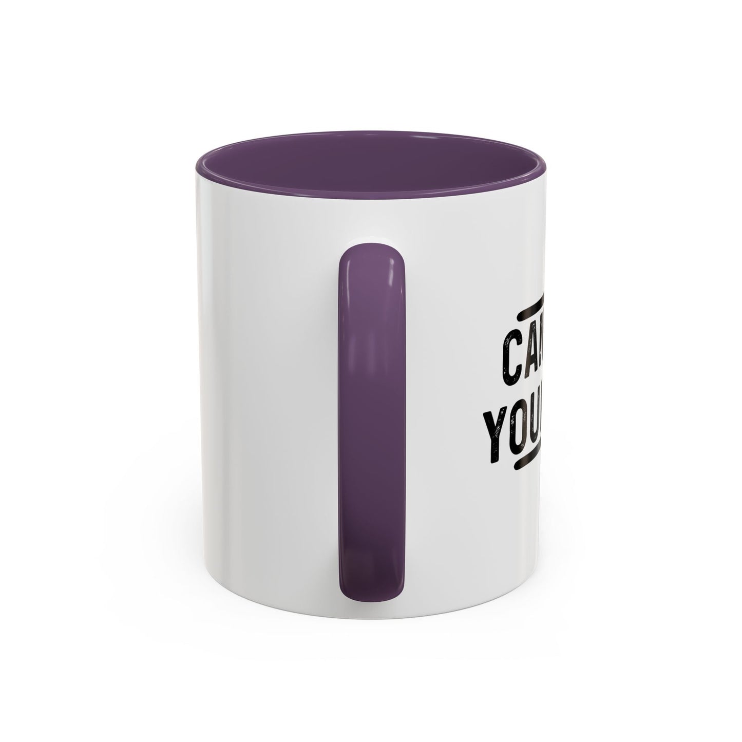 CAN I PET YOUR DOG? Accent BiColor Funny Sarcastic Mug