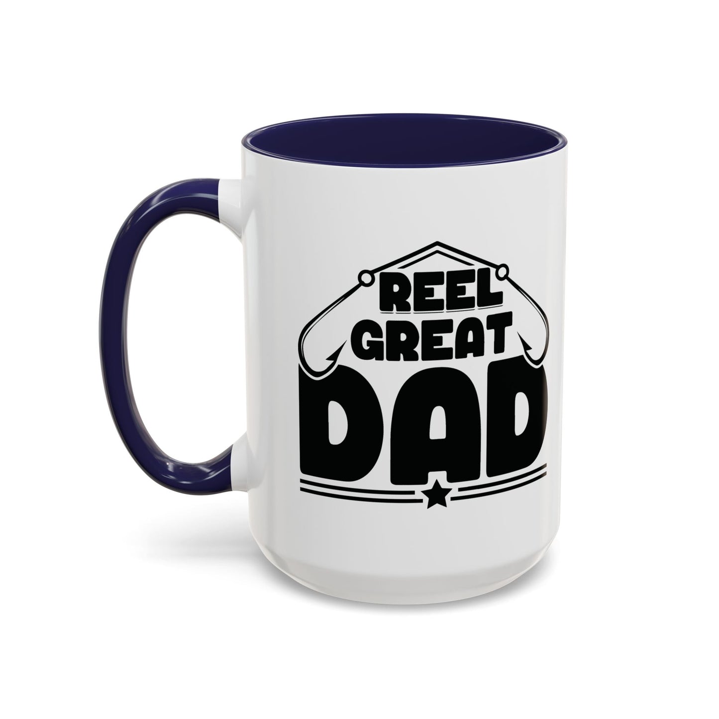 REEL GREAT DAD Accent BiColor Mug