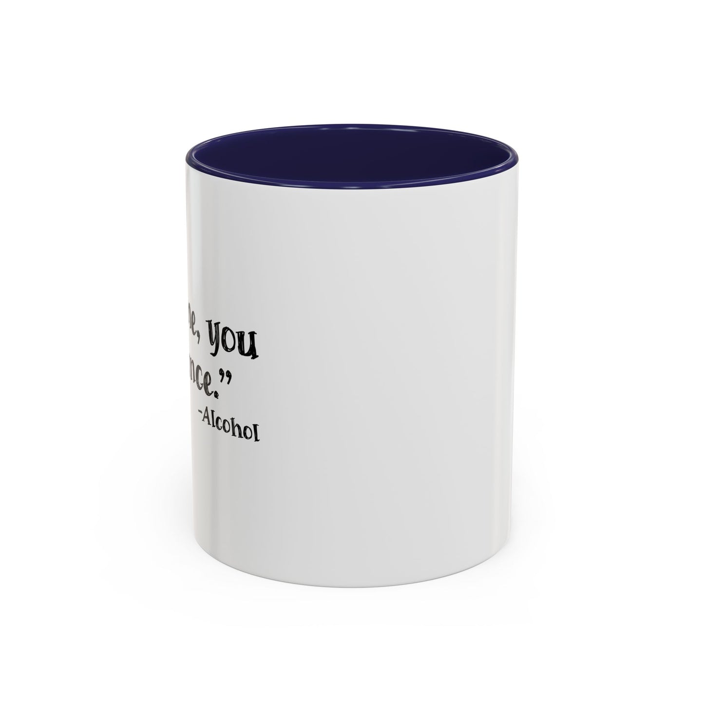 TRUST ME YOU CAN DANCE Accent BiColor Funny Sarcastic Mug