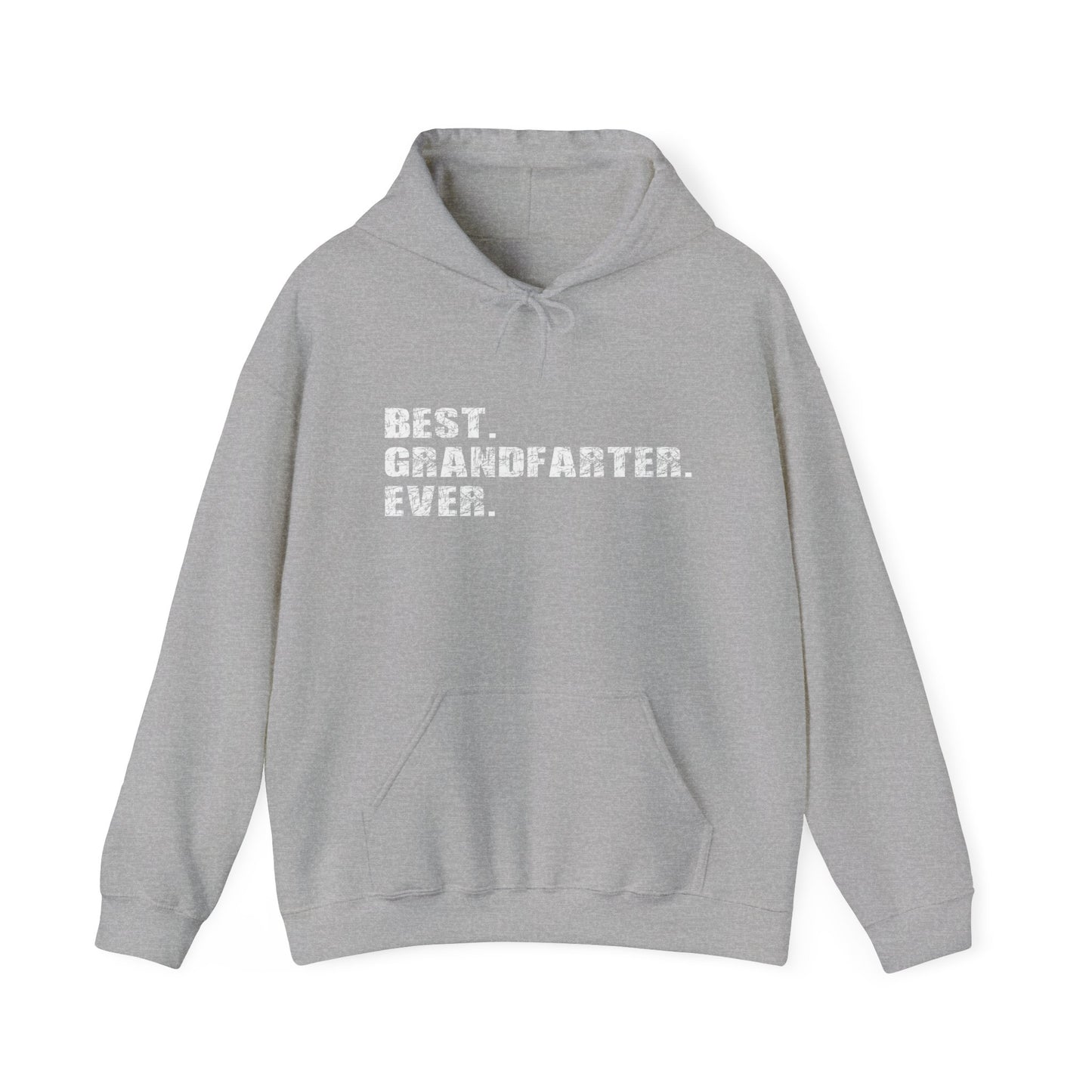 BEST. GRANDFARTER. EVER. - Premium Unisex Funny Sarcastic Black Hoodie Sweatshirt