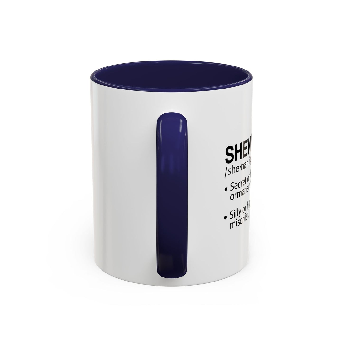 SHENANIGANS Accent BiColor Funny Sarcastic Mug