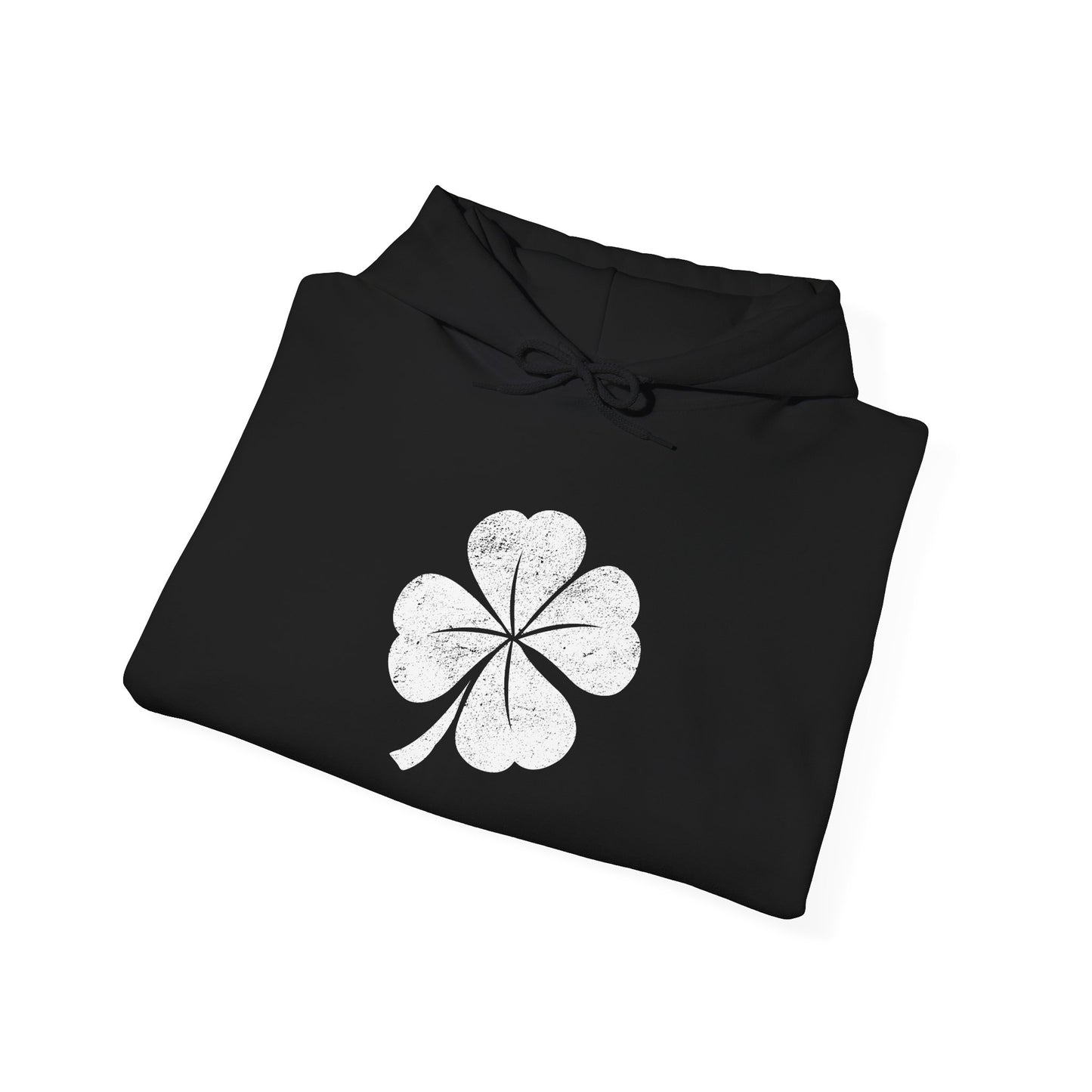 LEAF CLOVER - Premium Unisex Funny Sarcastic Black Hoodie Sweatshirt