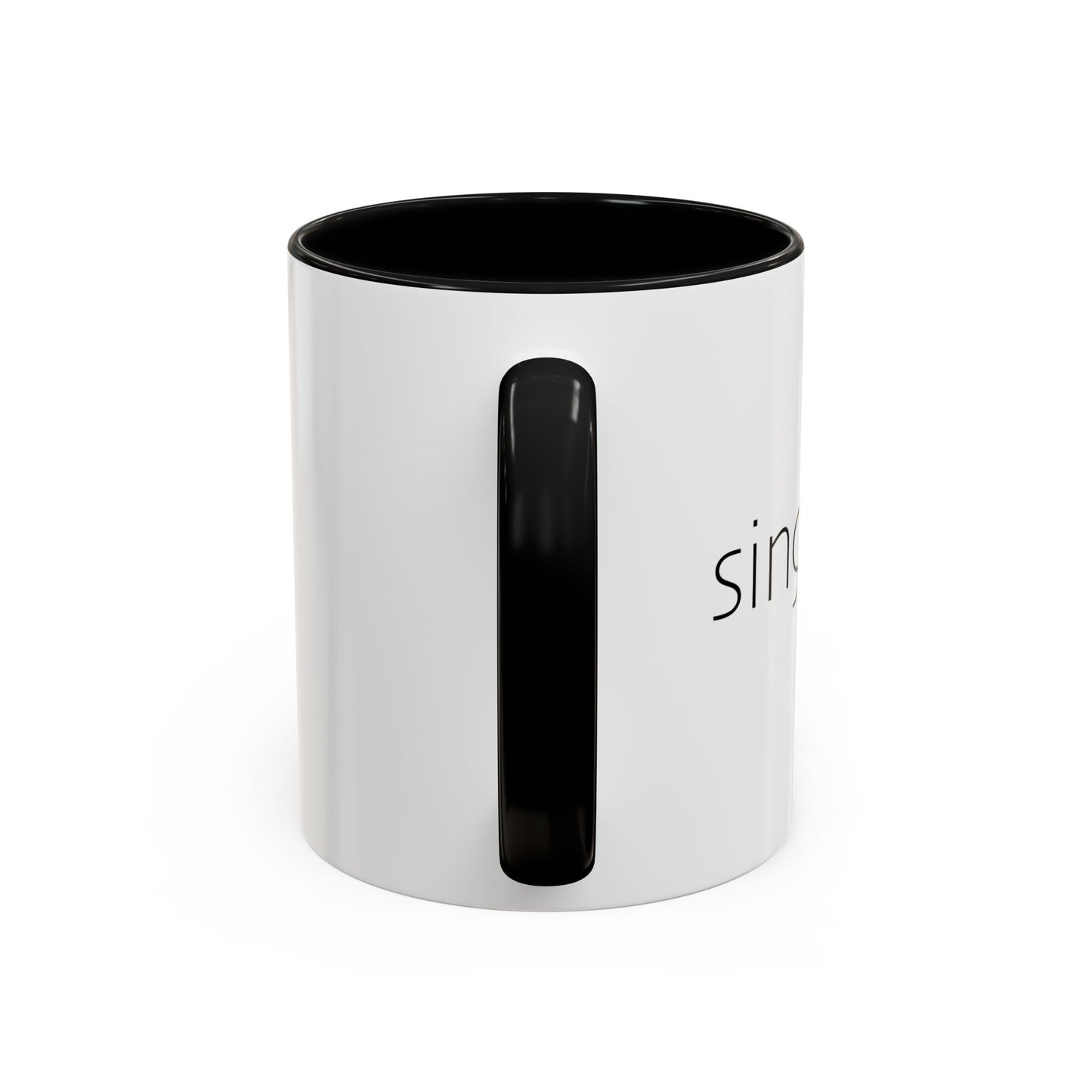 SINGLE AF Accent BiColor Funny Sarcastic Mug