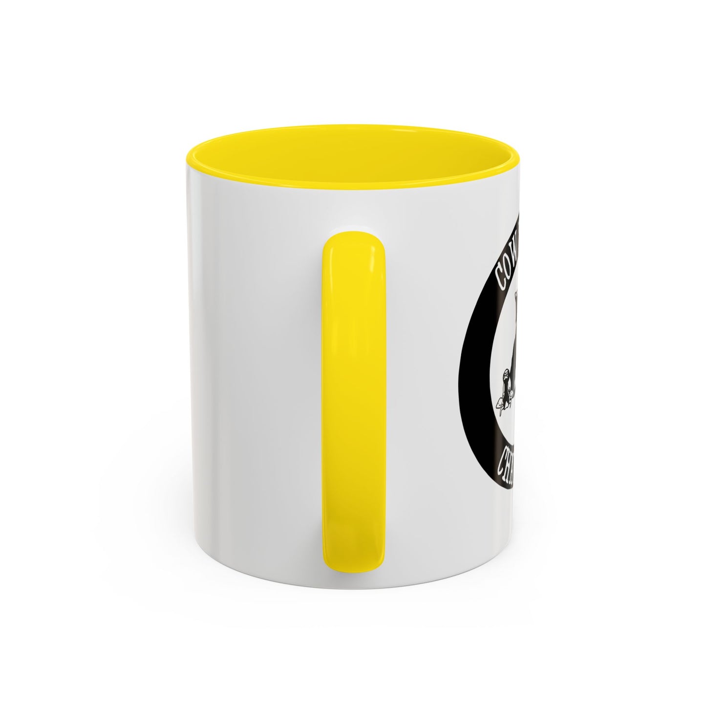 COW TIPPING CHAMP Accent BiColor Funny Sarcastic Mug