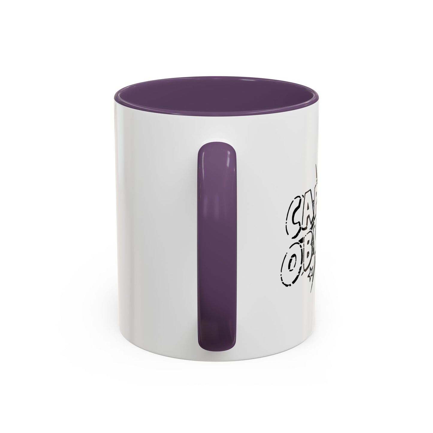 CAPTAIN OBVIOUS Accent BiColor Funny Sarcastic Mug