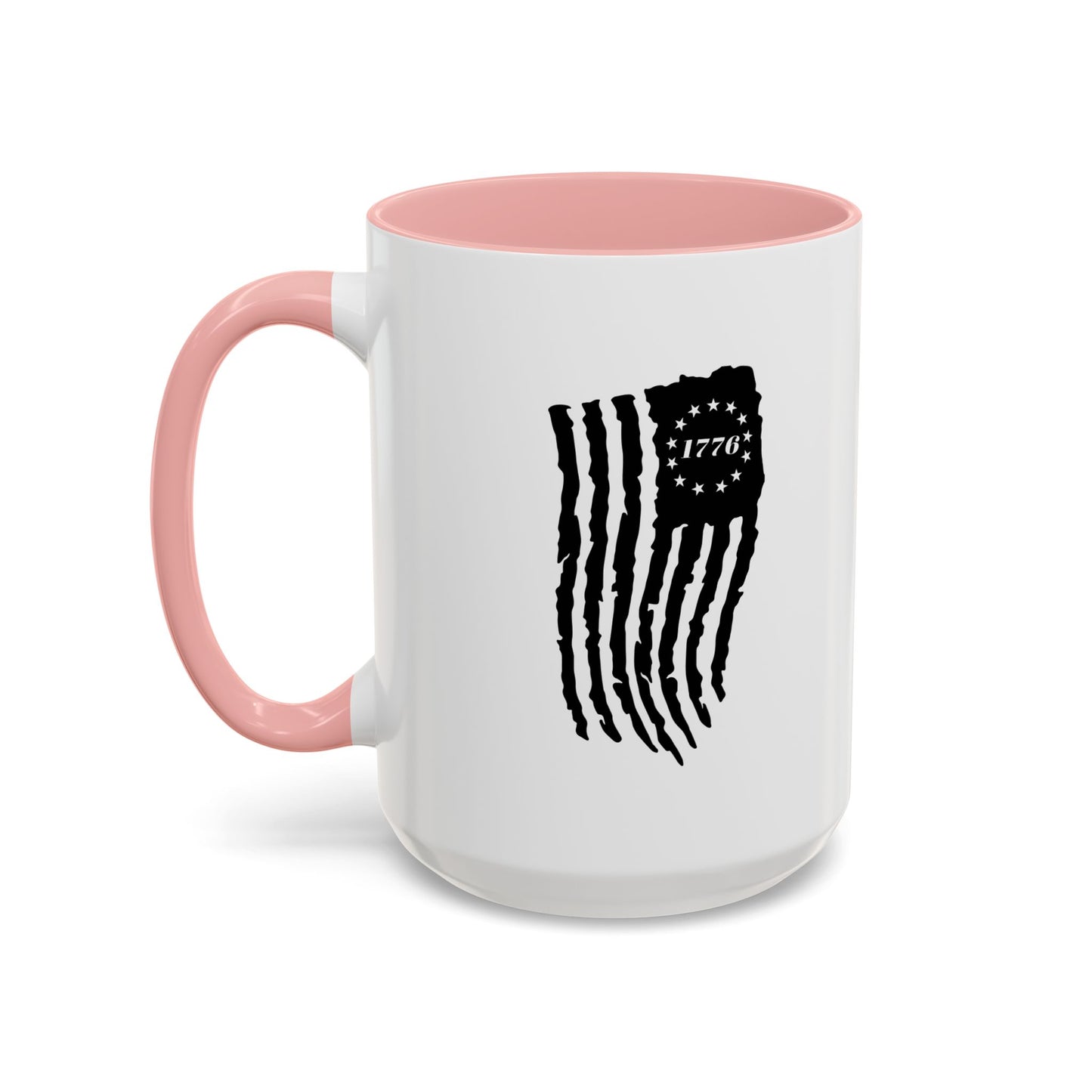 1776 BETSY FLAG Accent BiColor Funny Sarcastic Mug