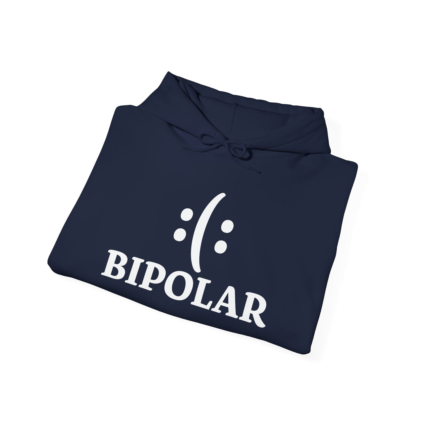 BIPOLAR - Premium Unisex Funny Sarcastic Black Hoodie Sweatshirt